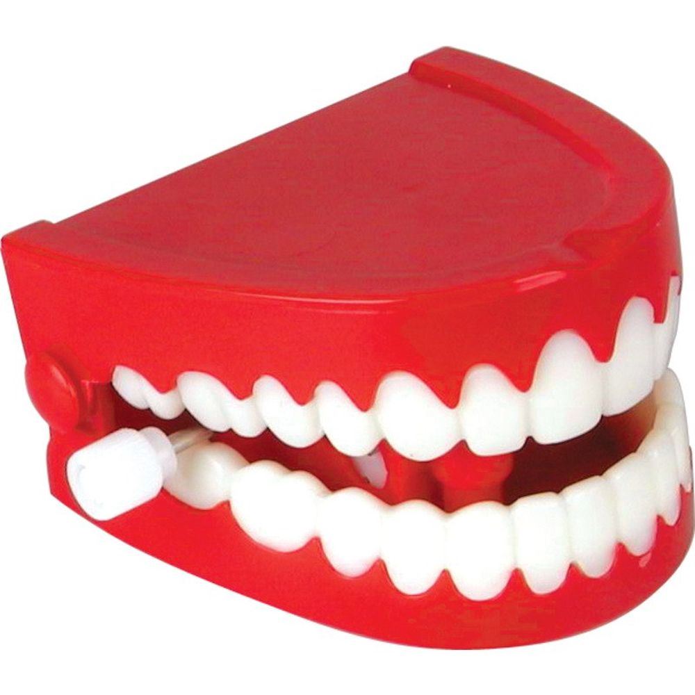 Chatter Choppers, Wind up Teeth, FUN NOVELTY JOKE TEETH PROP, FANCY