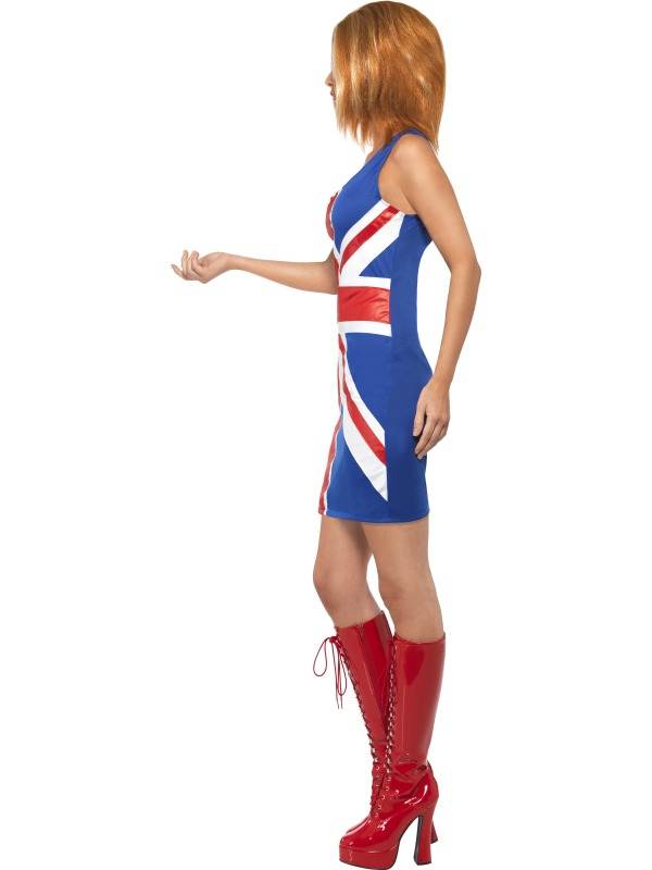 GINGER SPICE GIRL,COSTUME,1990'S FANCY DRESS,MUSIC,POP STAR,SMALL 810