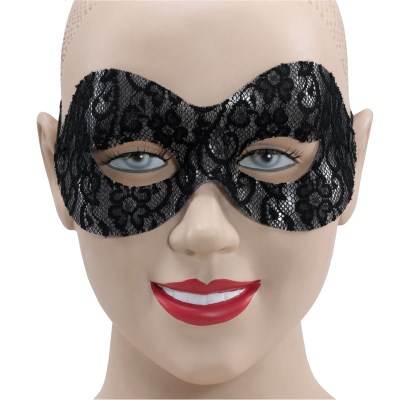 Encaje Negro Domino Antifaz Halloween Baile De Mascaras Antifaz Disfraz Ebay