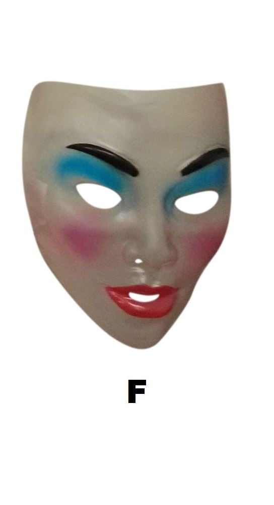 The Purge Plastic Transparent Face Mask, Male/Female, Halloween/Film