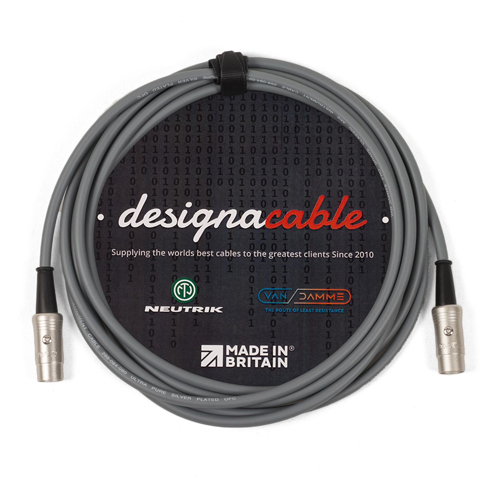 Midi Interface Cable. 5 Pin Din. Van Damme Lead Keyboard Synth Controller 3m 5m - Picture 5 of 10
