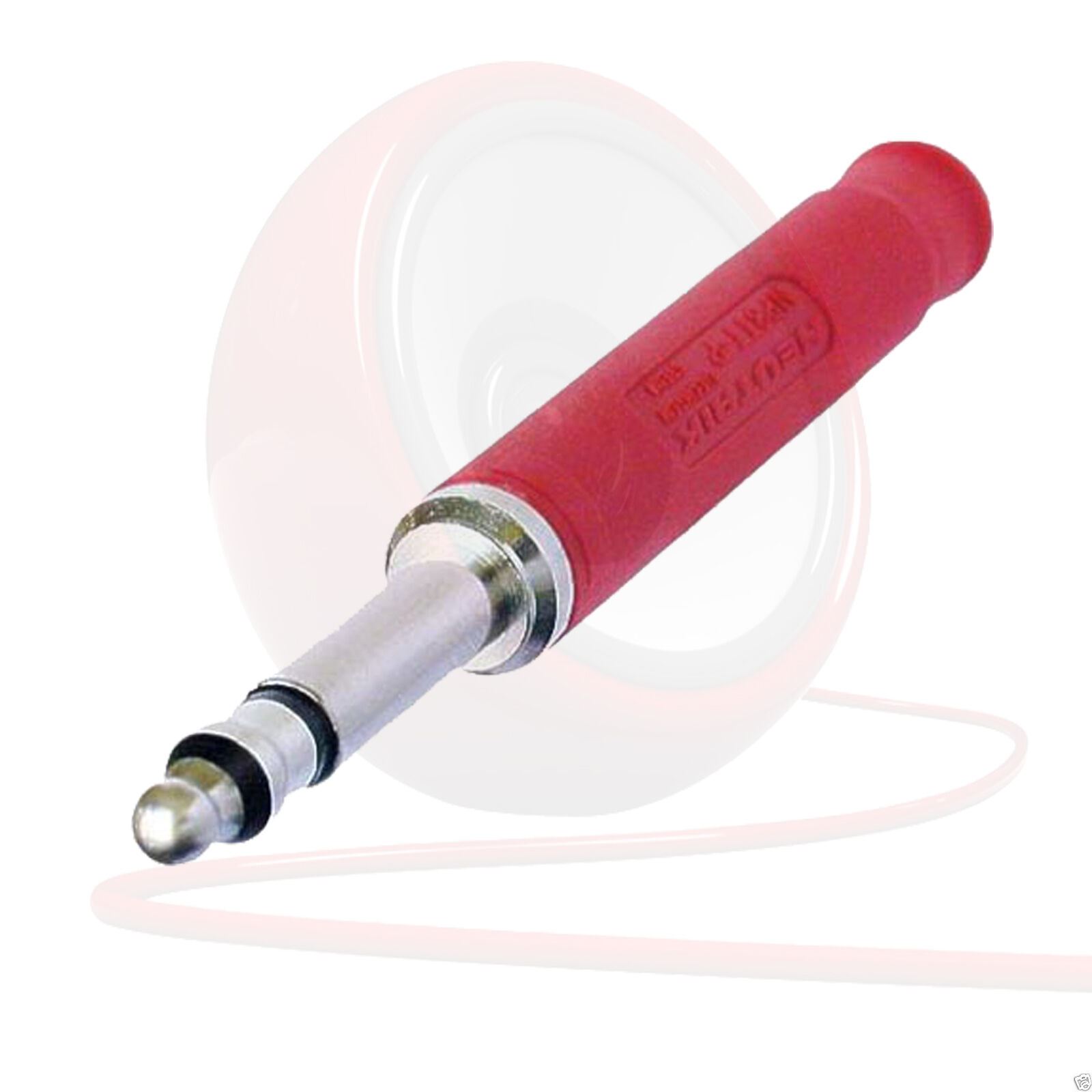 Neutrik NP3TTPR 4.4mm TT Bantam Jack Connector. RED. Balanced TRS