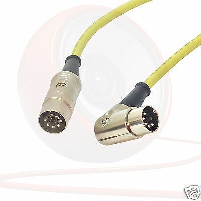 Plomo midi en ángulo. Cable de pedalera, teclado, sintetizador, cable interruptor de pie 5 pines Din - Imagen 11 de 11