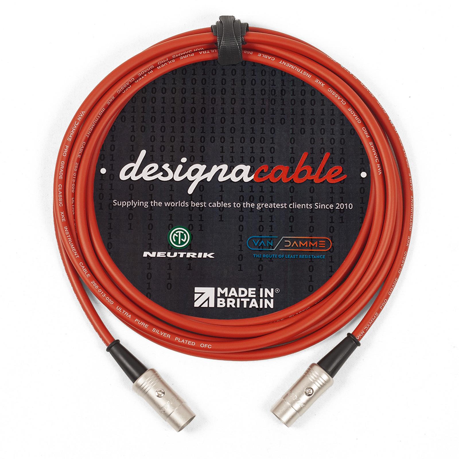 Midi Interface Cable. 5 Pin Din. Van Damme Lead Keyboard Synth Controller 3m 5m - Picture 8 of 10