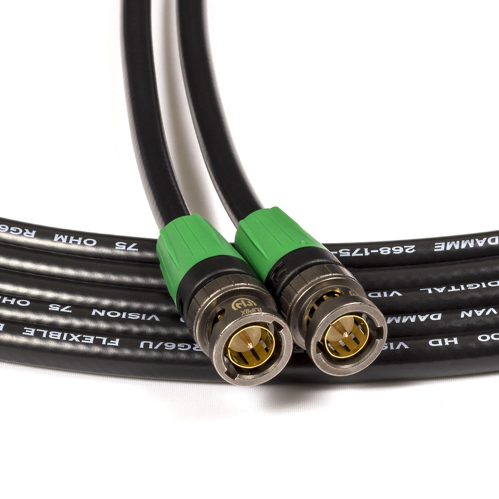 Cable coaxial de video flexible Van Damme 1080p HDTV, 3G, SDI. Neutrik BNC - Imagen 10 de 13