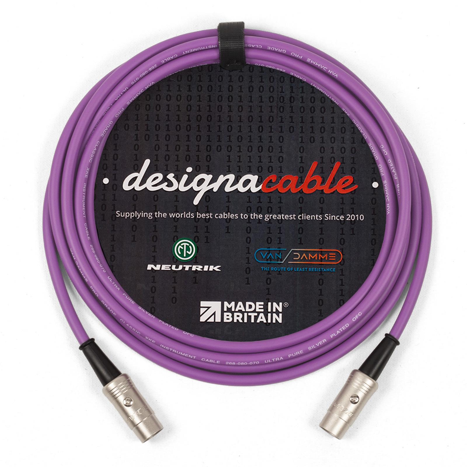 Midi Interface Cable. 5 Pin Din. Van Damme Lead Keyboard Synth Controller 3m 5m - Picture 7 of 10