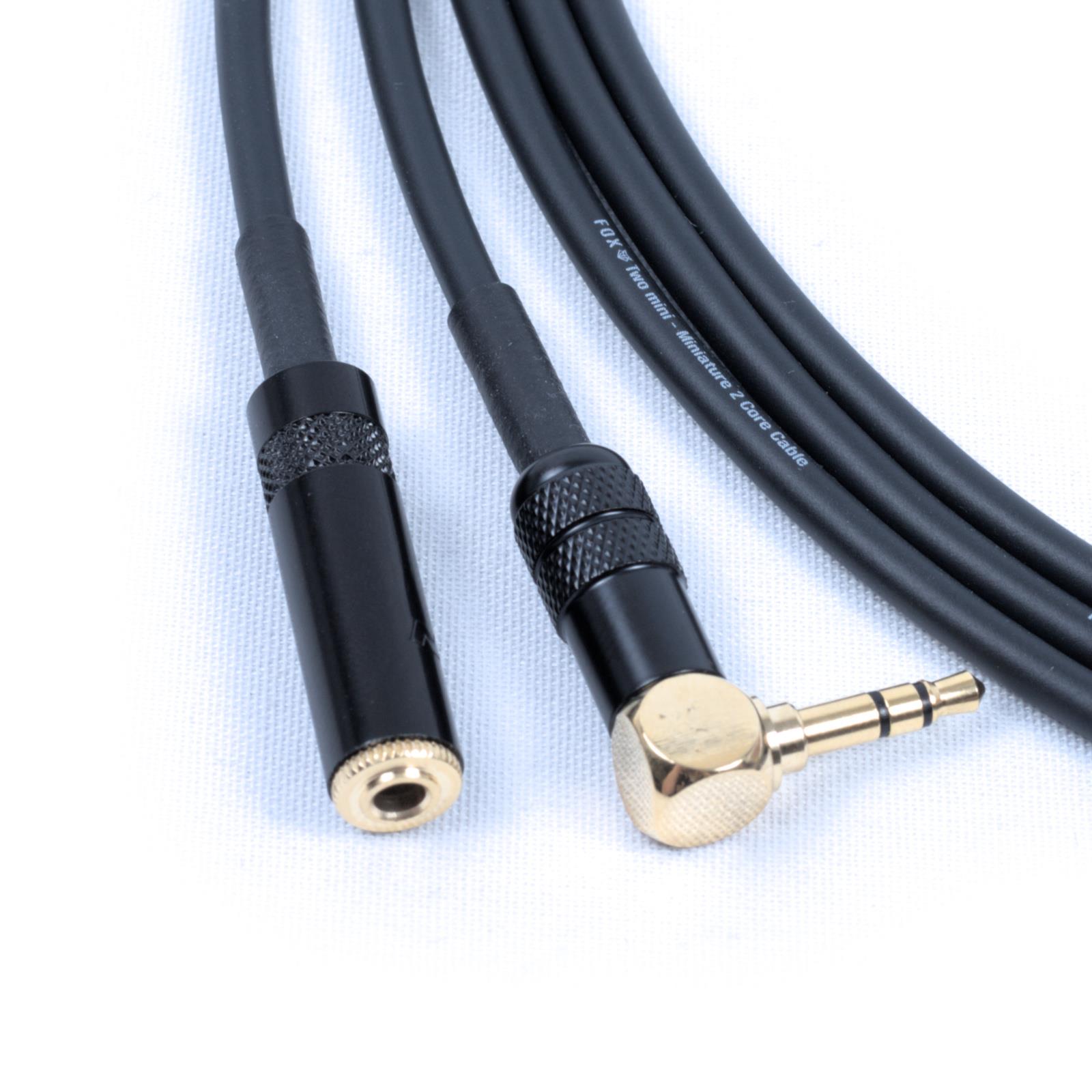 Cable de extensión de auriculares conector recto a ángulo recto con enchufe de 3,5 mm - Imagen 6 de 6