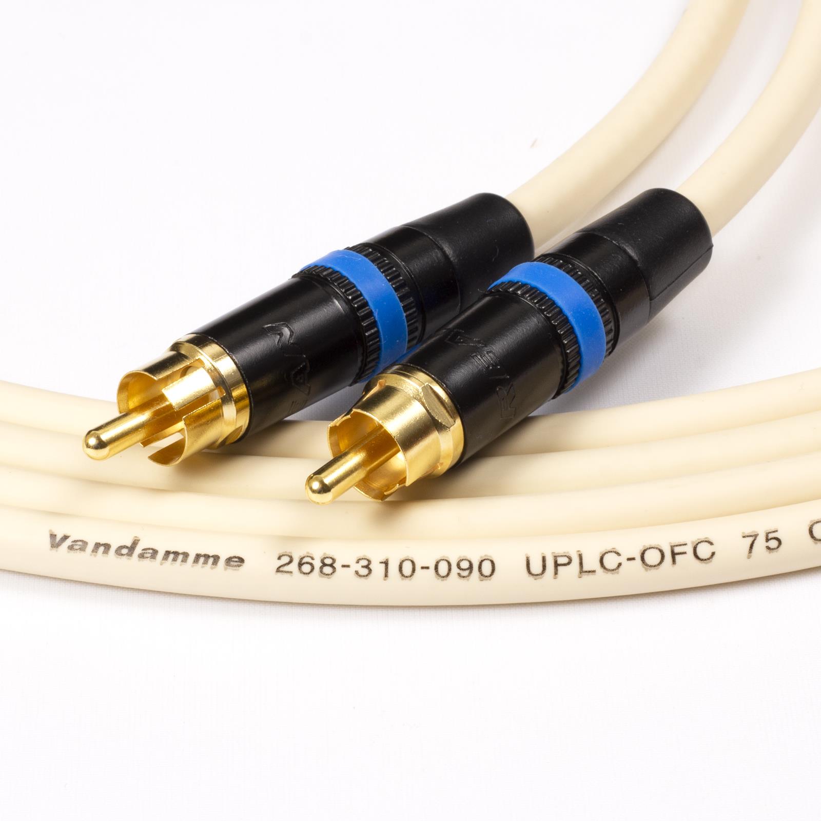 Cable coaxial SPDIF de audio digital y video RCA a RCA furgoneta presa 75 ohmios coaxial azul - Imagen 5 de 8