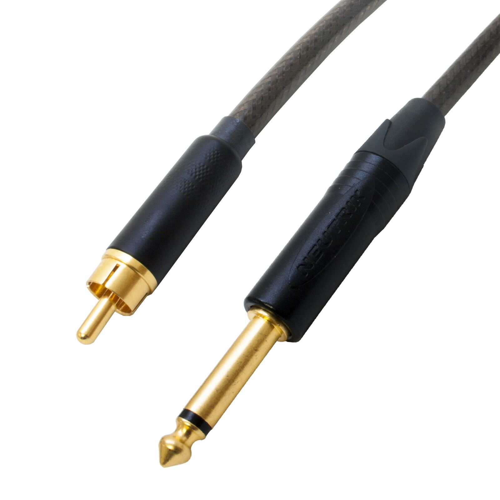 6.35mm Stereo Straight Jack to Straigt Jack Cable 1//4/" Lead 1m 1.5m 2m 5m