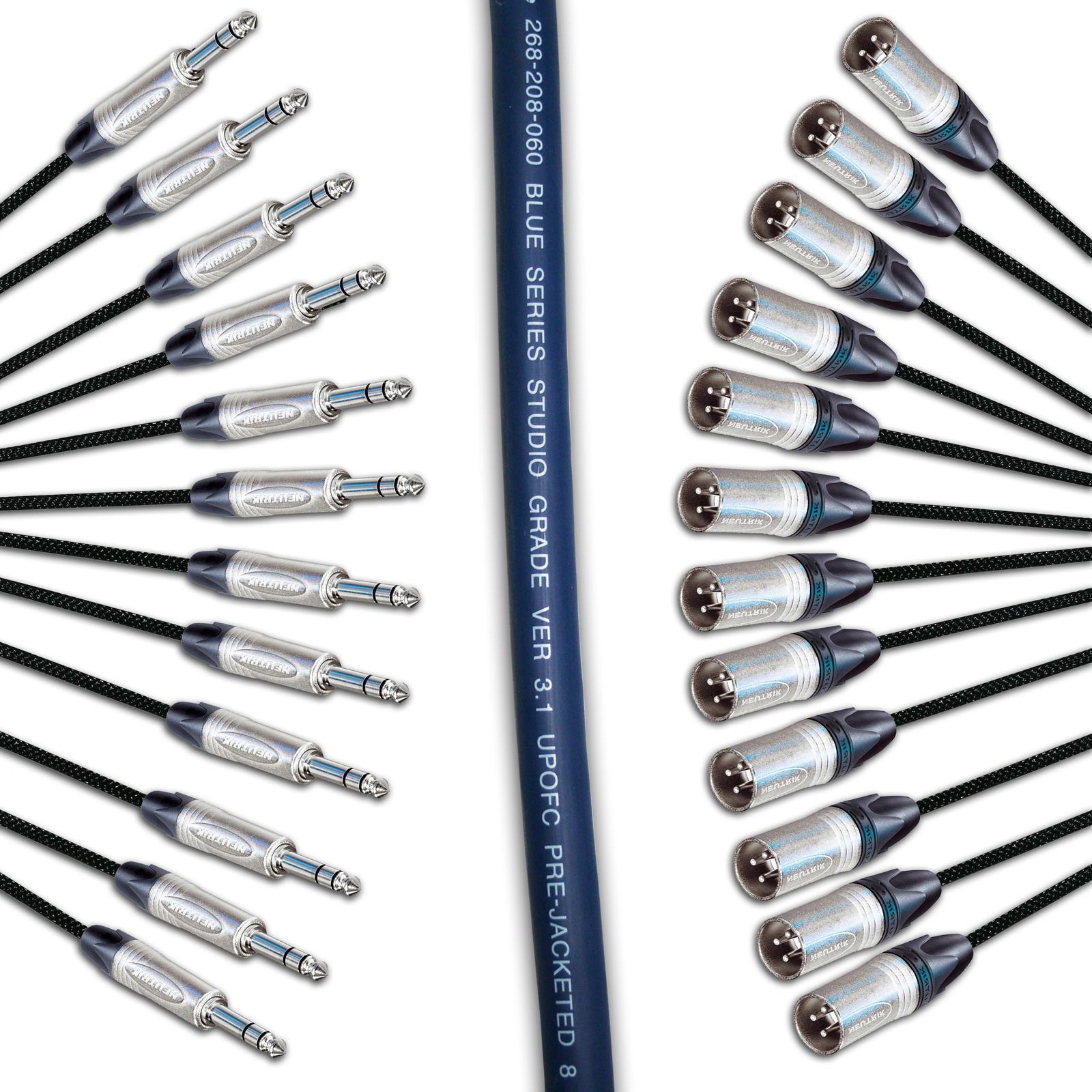 Van Damme & Neutrik Stage Snake. 2 4 8 12 16 Way Loom Cable TRS Jack to Male XXX Ograniczona ilość, najnowsza praca