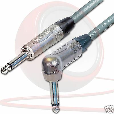 Van Damme Guitar Effects Pedal Patch Leads. Neutrik NP2RX 1/4 inch Mono Cable - Picture 6 of 11