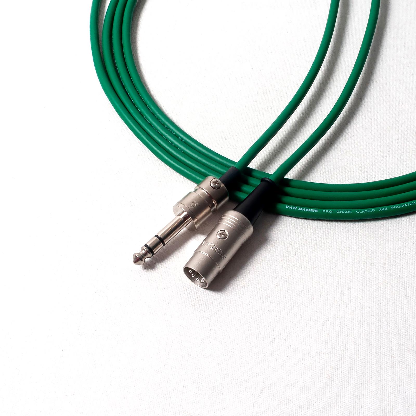 Cable conector MIDI sobre 1/4. Plomo recto TRS a DIN. Tipo A y tipo B - Imagen 11 de 12