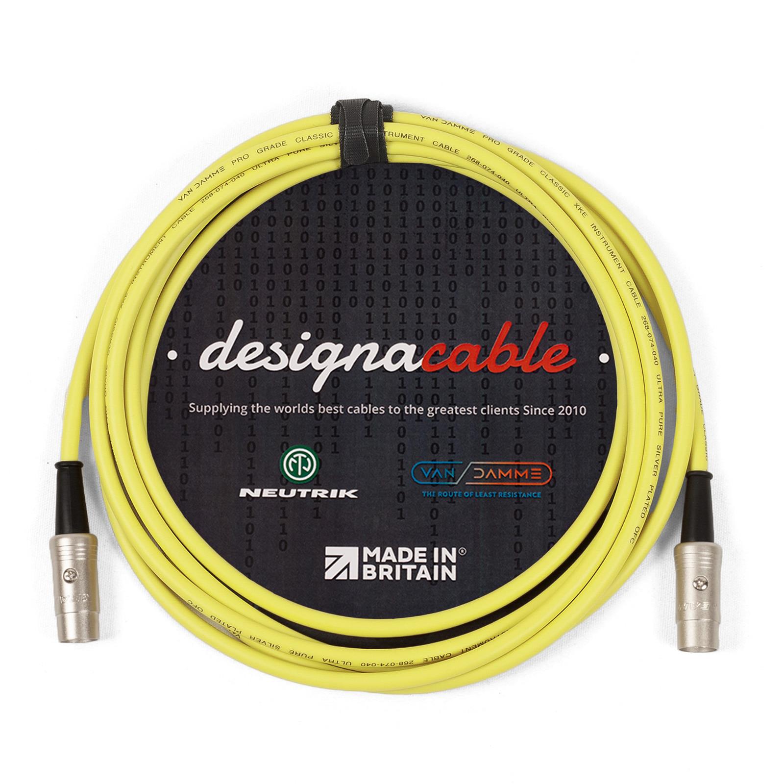 Midi Interface Cable. 5 Pin Din. Van Damme Lead Keyboard Synth Controller 3m 5m - Picture 10 of 10