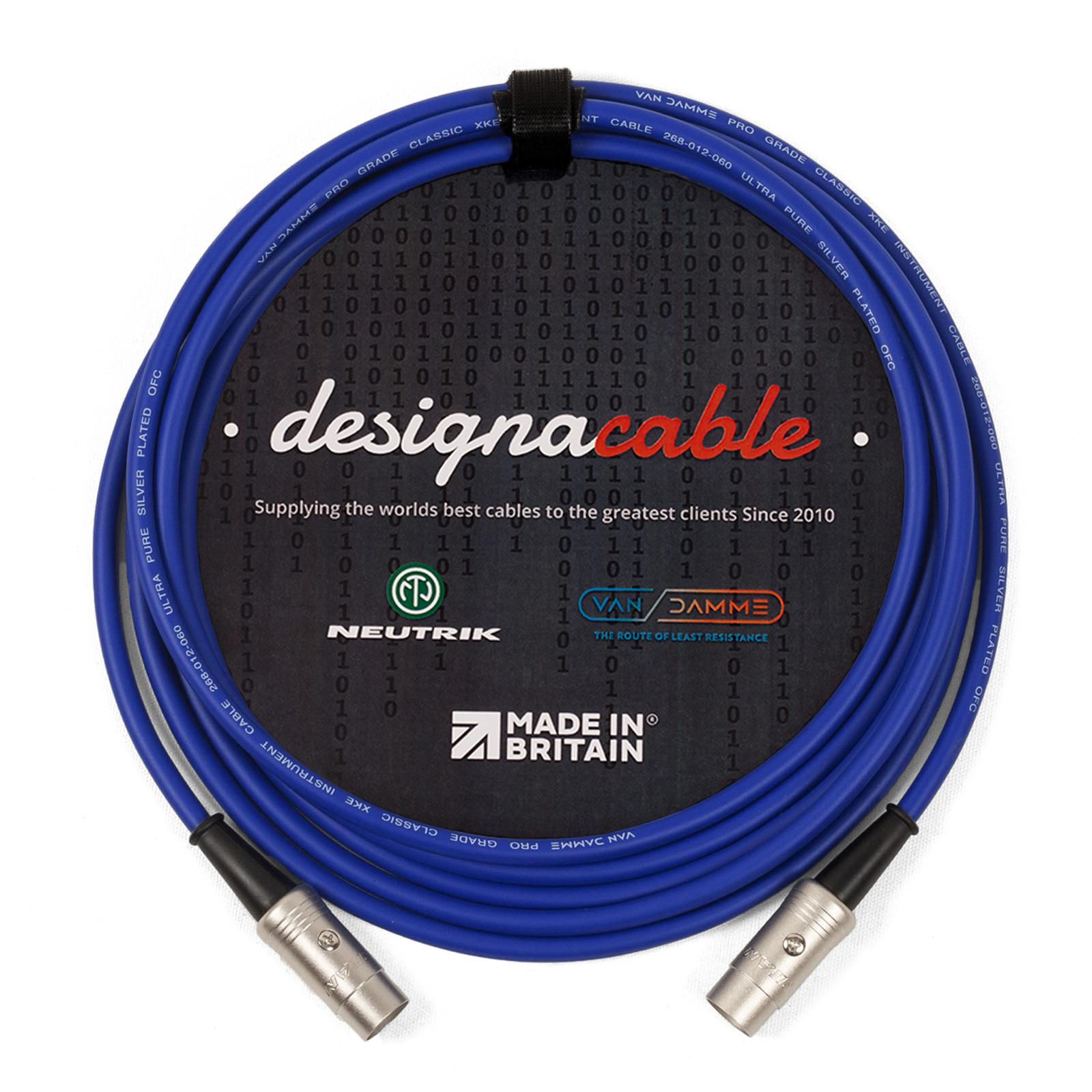 Midi Interface Cable. 5 Pin Din. Van Damme Lead Keyboard Synth Controller 3m 5m - Picture 2 of 10