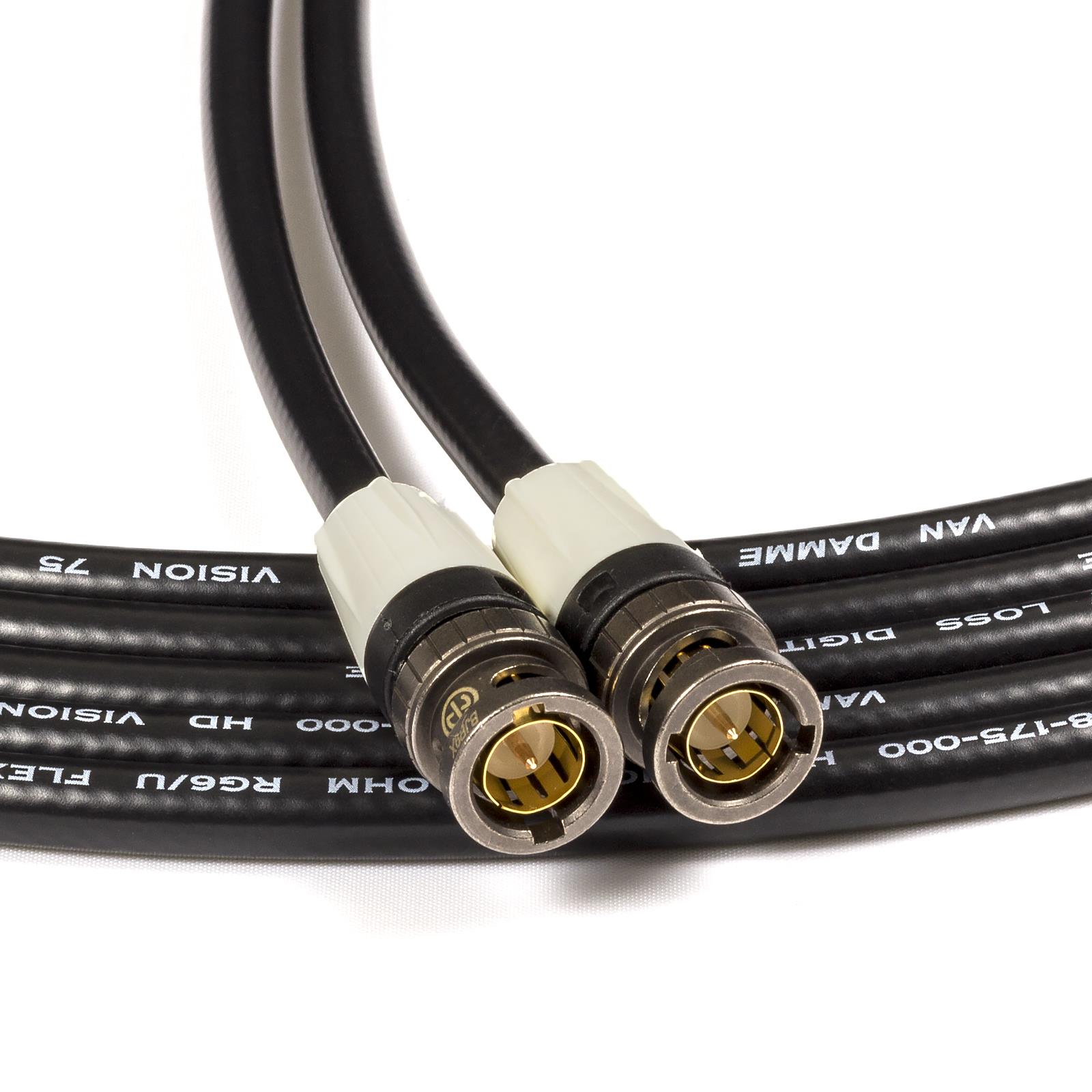 Cable coaxial de video flexible Van Damme 1080p HDTV, 3G, SDI. Neutrik BNC - Imagen 12 de 13