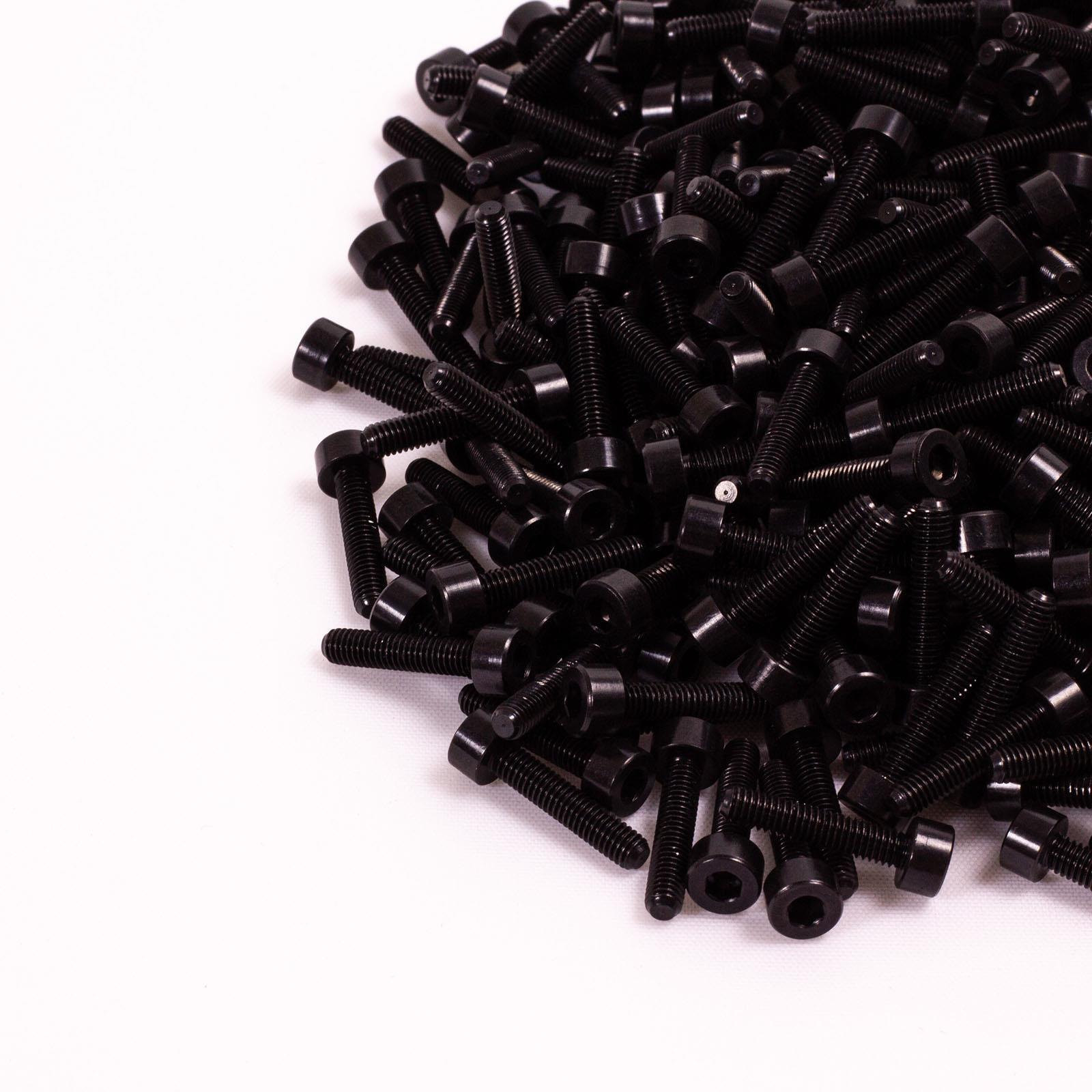 M3x16mm Aluminium Maschinenschraube, mit Mutter - Sechskant Sechskant Steckschlüssel Kopf - Bild 4 von 11