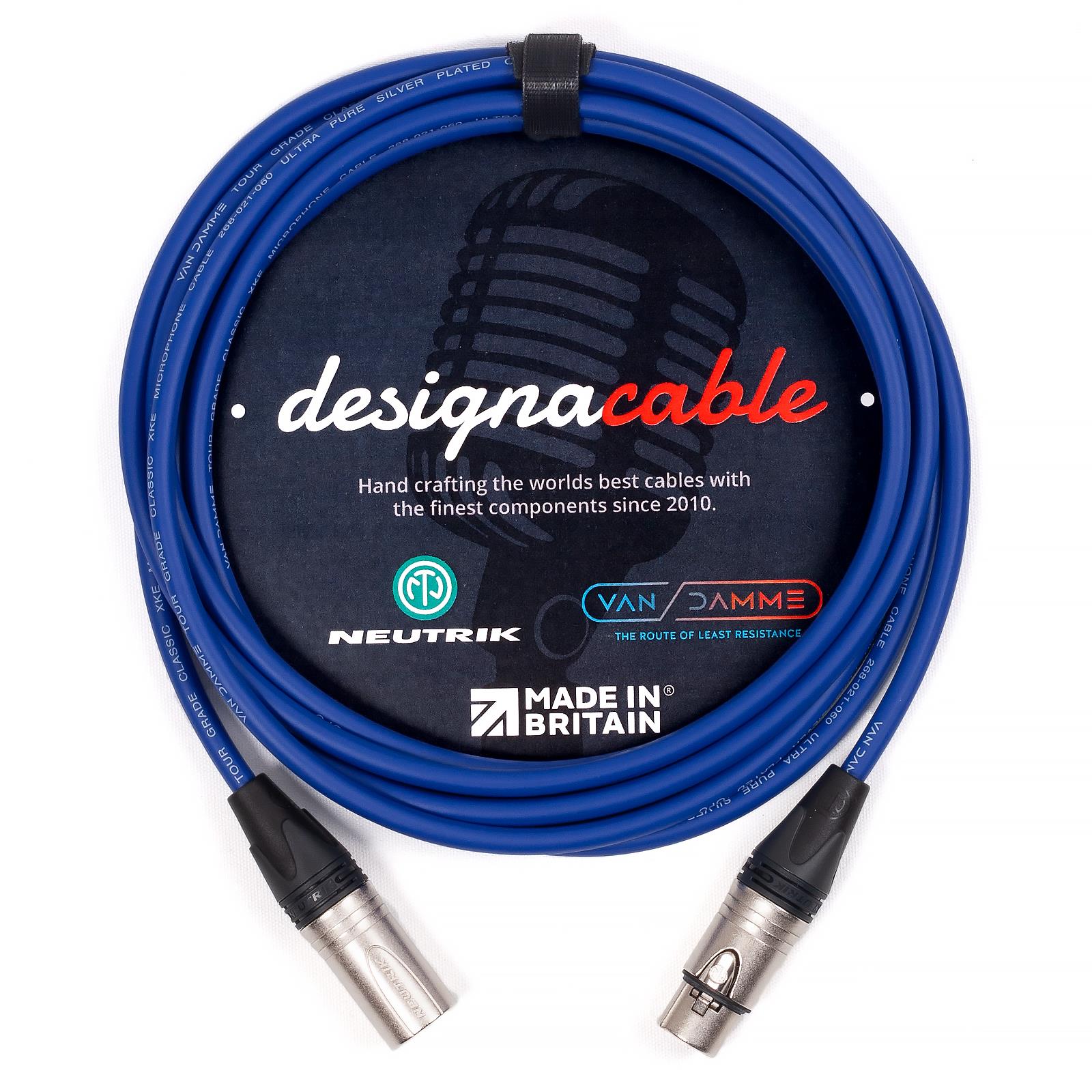 Van Damme Mic Cable. Neutrik XLR XLR Cables. Balanced Microphone Patch Lead - Picture 3 of 11