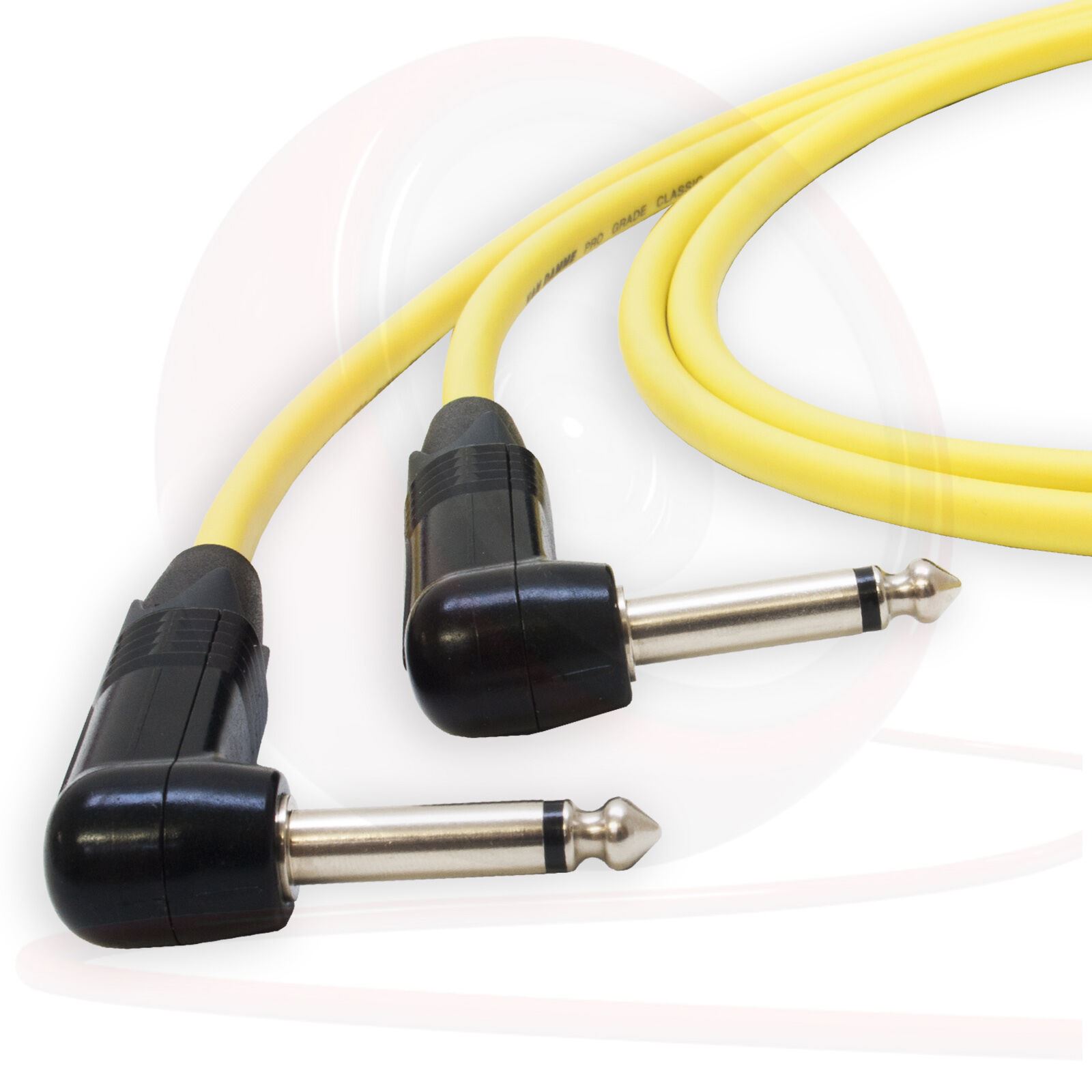 Van Damme Flexible Guitar Cable. Neutrik Angled 1/4 inch Mono Cable 3m, 5m Patch - Picture 10 of 10