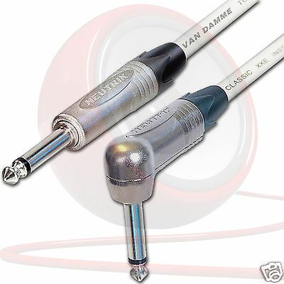 Van Damme Guitar Effects Pedal Patch Leads. Neutrik NP2RX 1/4 inch Mono Cable - Picture 10 of 11