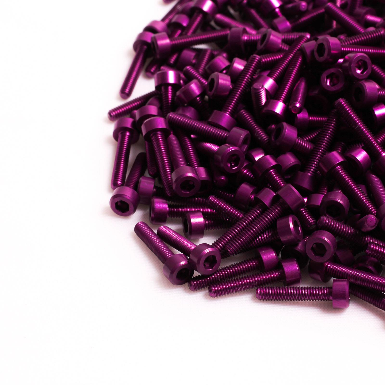 M3x16mm Aluminium Maschinenschraube, mit Mutter - Sechskant Sechskant Steckschlüssel Kopf - Bild 10 von 11