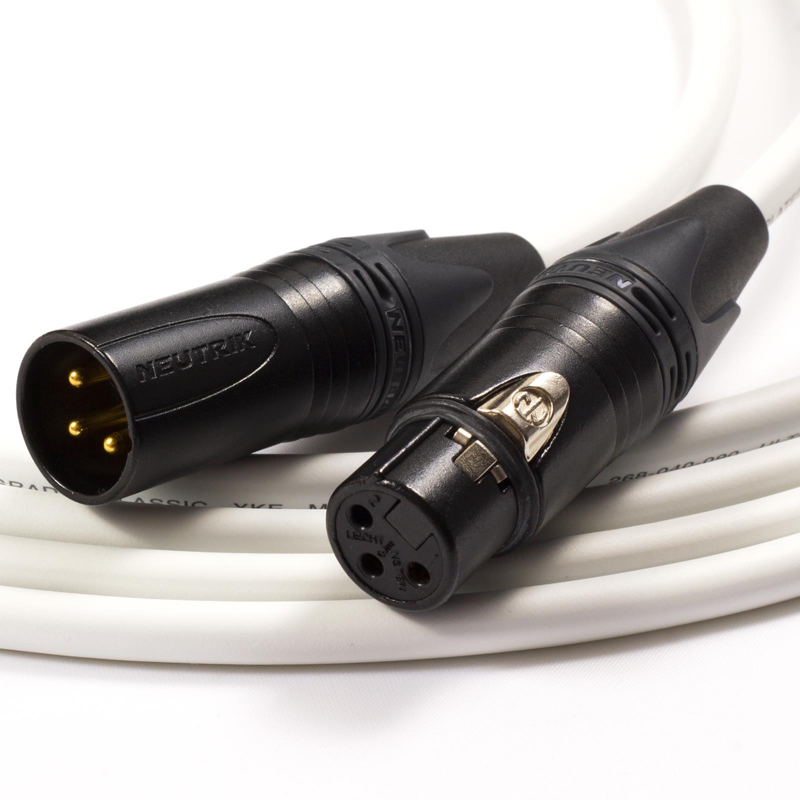 Gold XLR to XLR Cables. Van Damme Neutrik Balanced Cable. Microphone Patch Leads - Picture 10 of 11