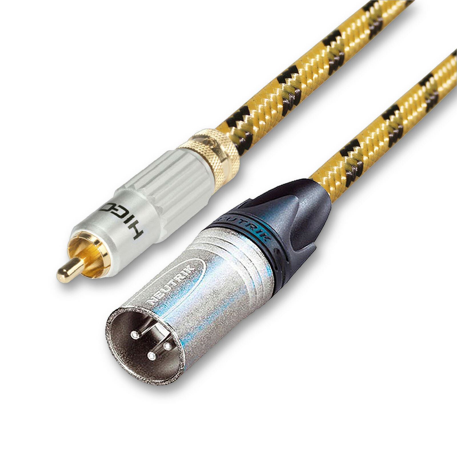 L,R XLR-Kabel Highend XLR Interconnect KabeStereo versilbert Paar