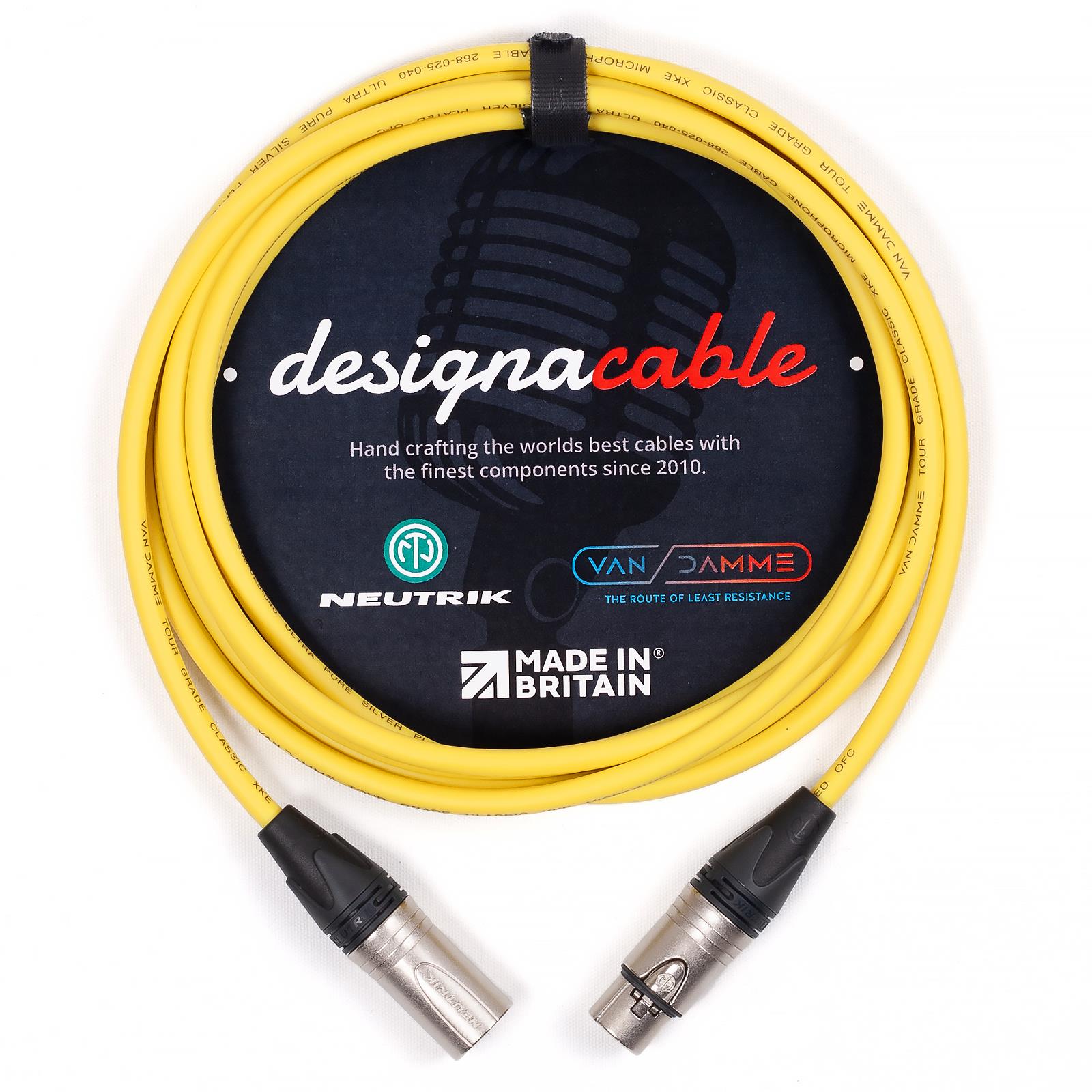 Van Damme Mic Cable. Neutrik XLR XLR Cables. Balanced Microphone Patch Lead - Picture 11 of 11