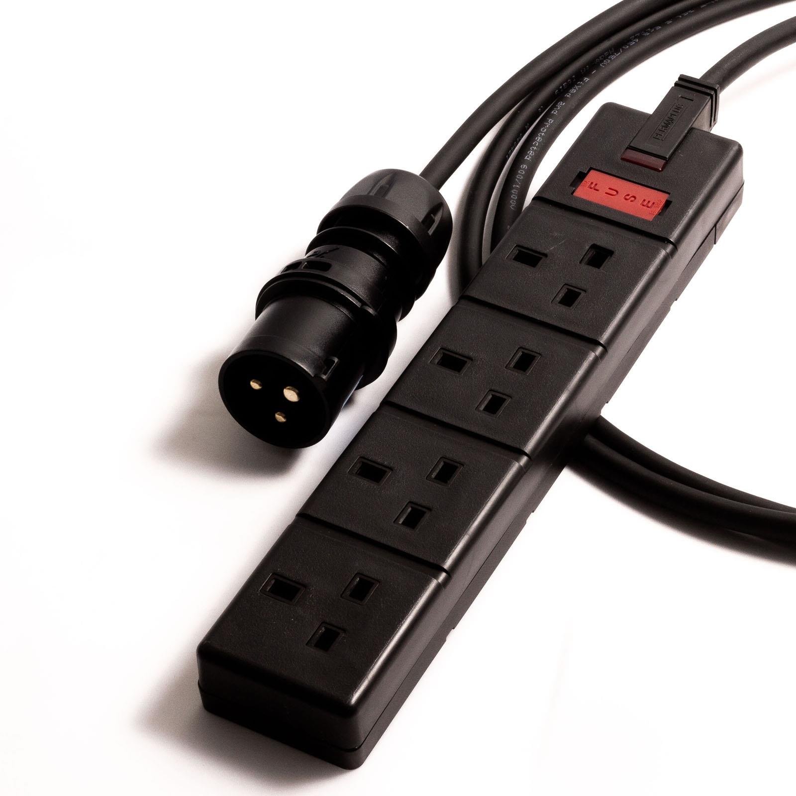 16amp Plug to Socket (3x2.5mm) H07RN-F Tough Rubber Cable - Picture 5 of 5