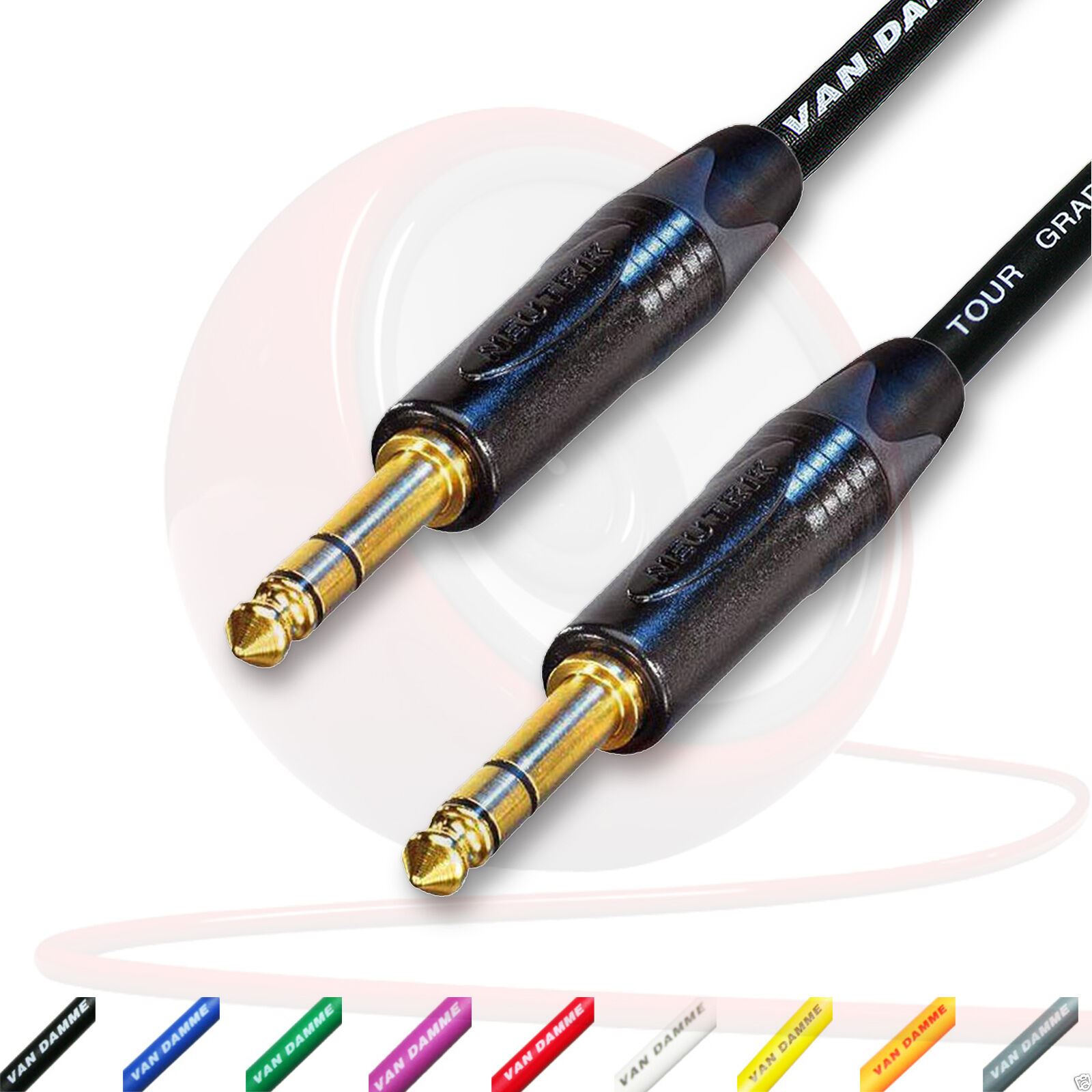 2m 6.35mm 0.6cm Stereo-Klinkenstecker auf Stecker Audio Kabel Kabel