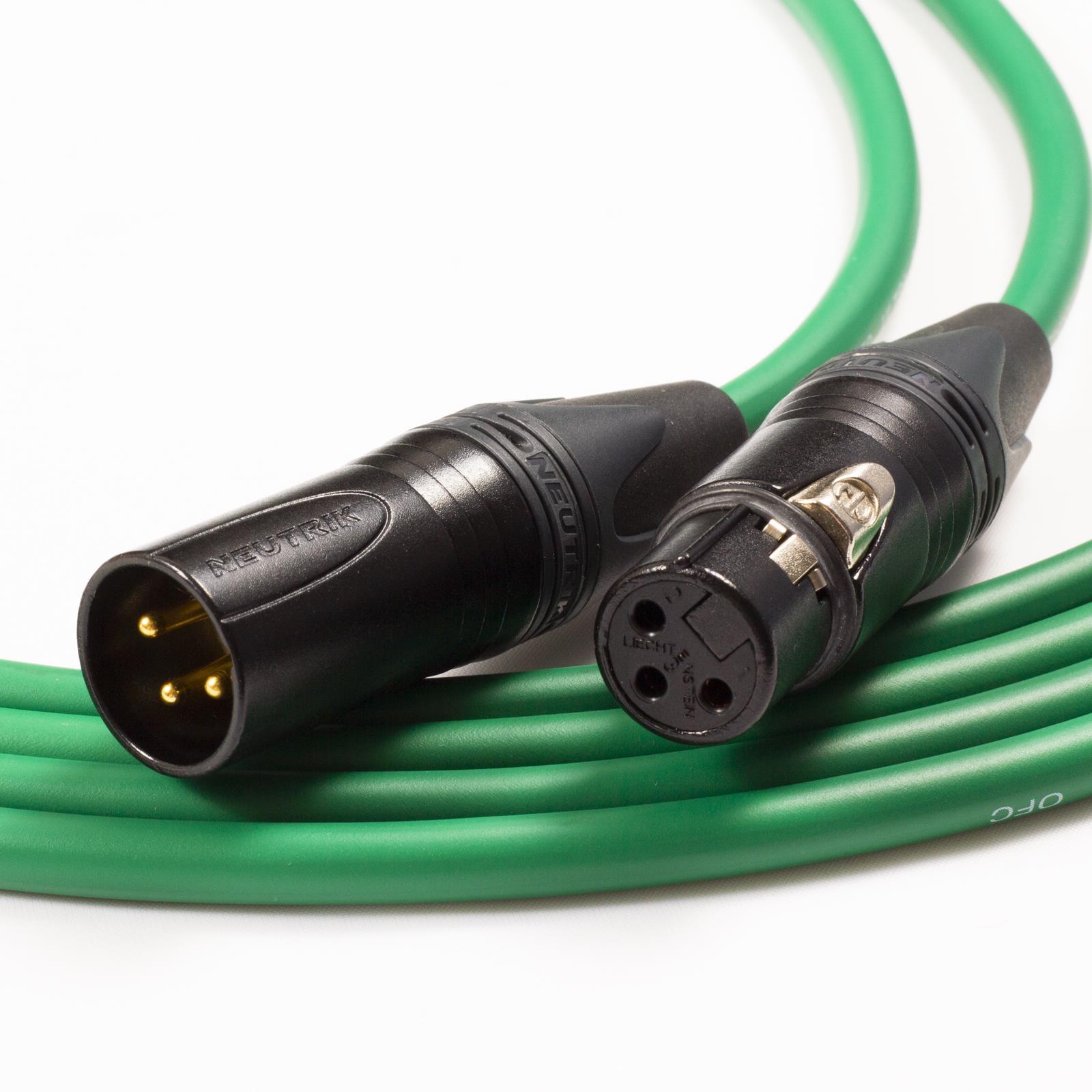 Gold XLR to XLR Cables. Van Damme Neutrik Balanced Cable. Microphone Patch Leads - Picture 5 of 11