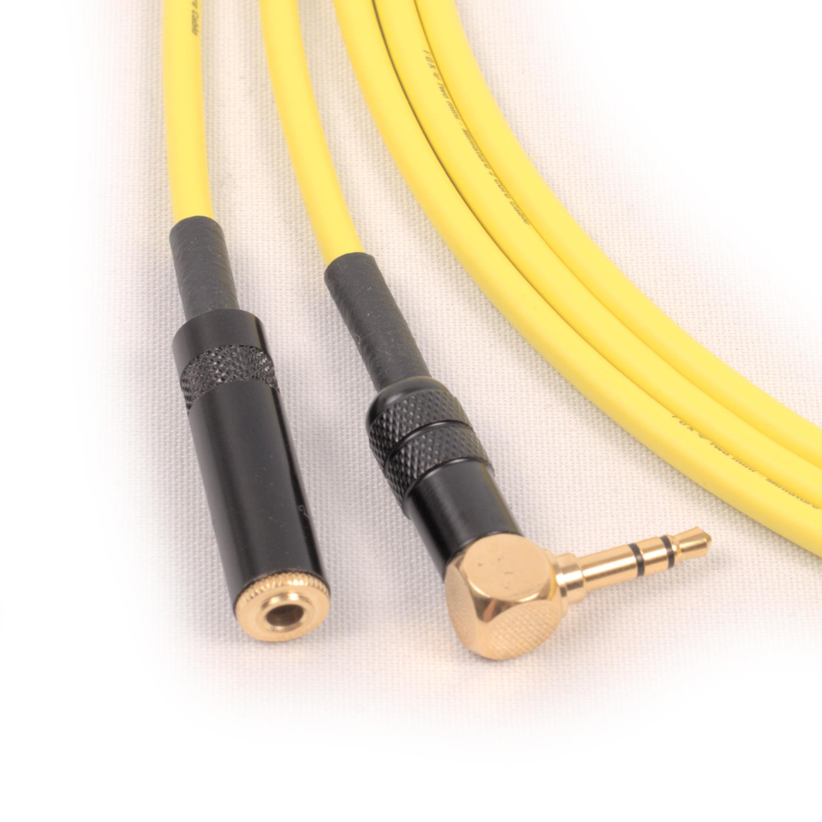 Cable de extensión de auriculares conector recto a ángulo recto con enchufe de 3,5 mm - Imagen 4 de 6