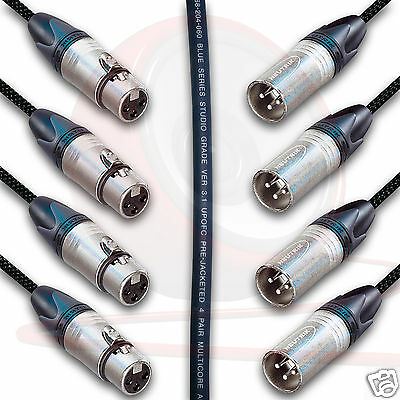 Serpiente de escenario Van Damme & Neutrik. Cable telar de 16 vías 2 4 8 12. XLR FXX hembra macho - Imagen 4 de 7