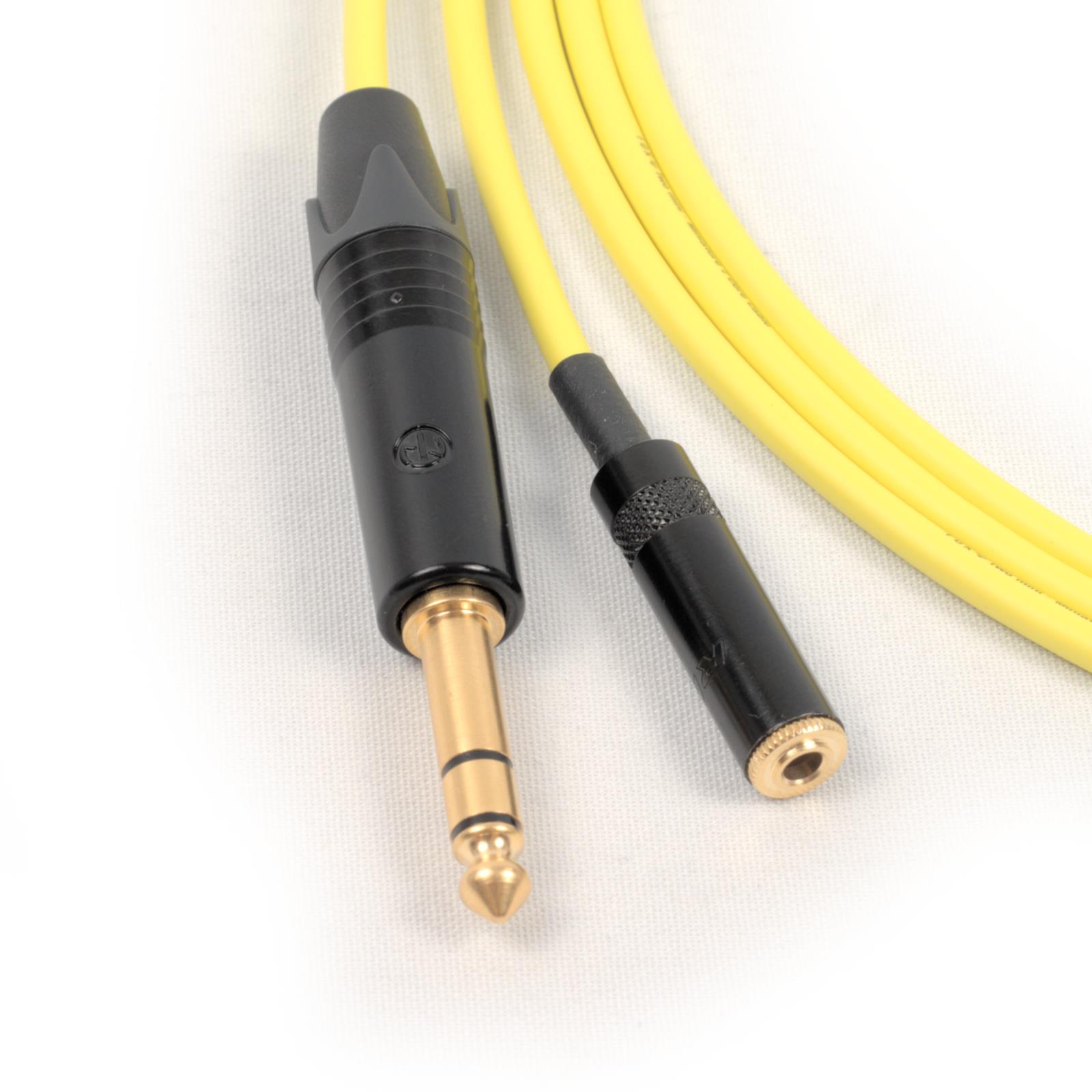 Cable de extensión de auriculares conector recto a recto de 1/4" de 3,5 mm - Imagen 5 de 6