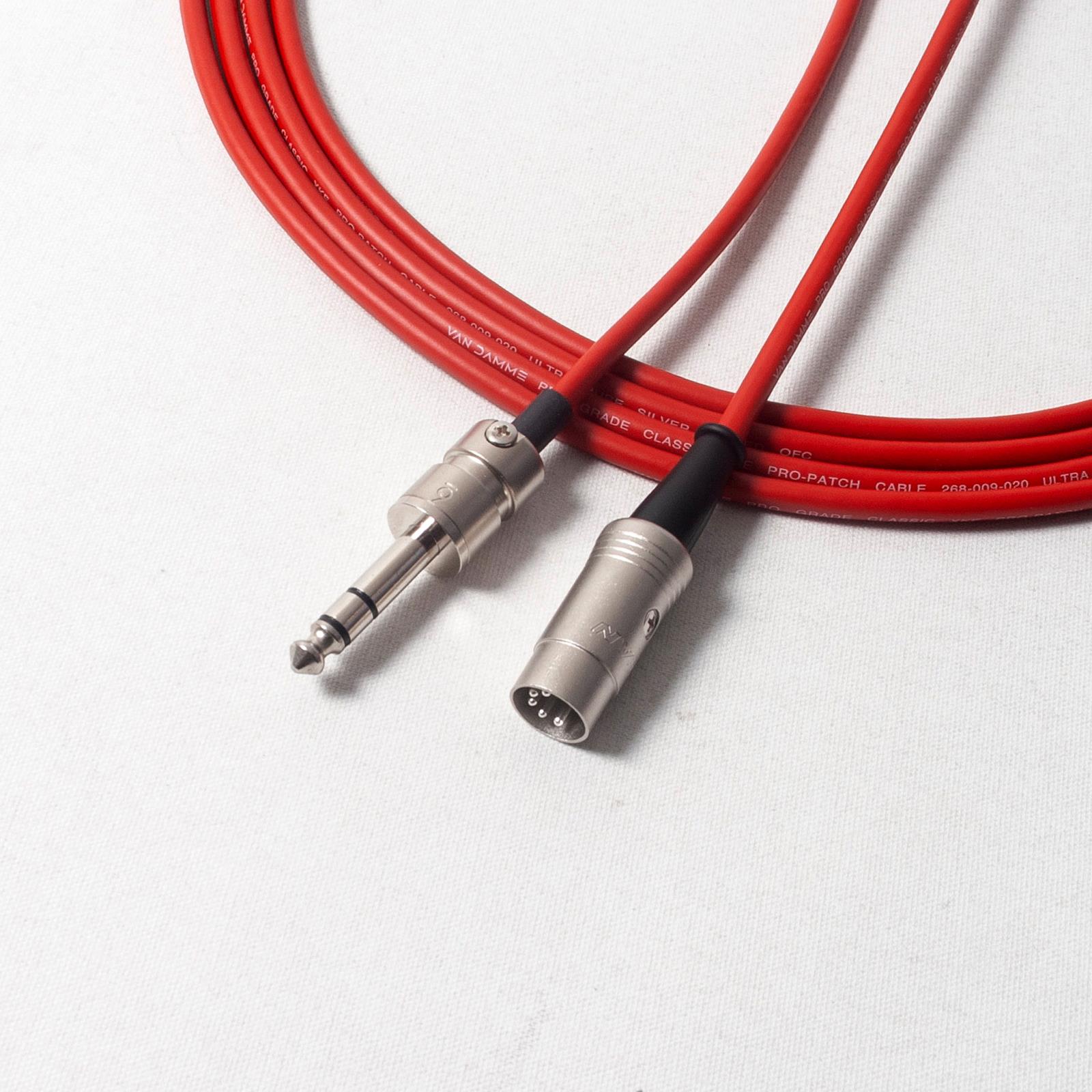 Cable conector MIDI sobre 1/4. Plomo recto TRS a DIN. Tipo A y tipo B - Imagen 8 de 12