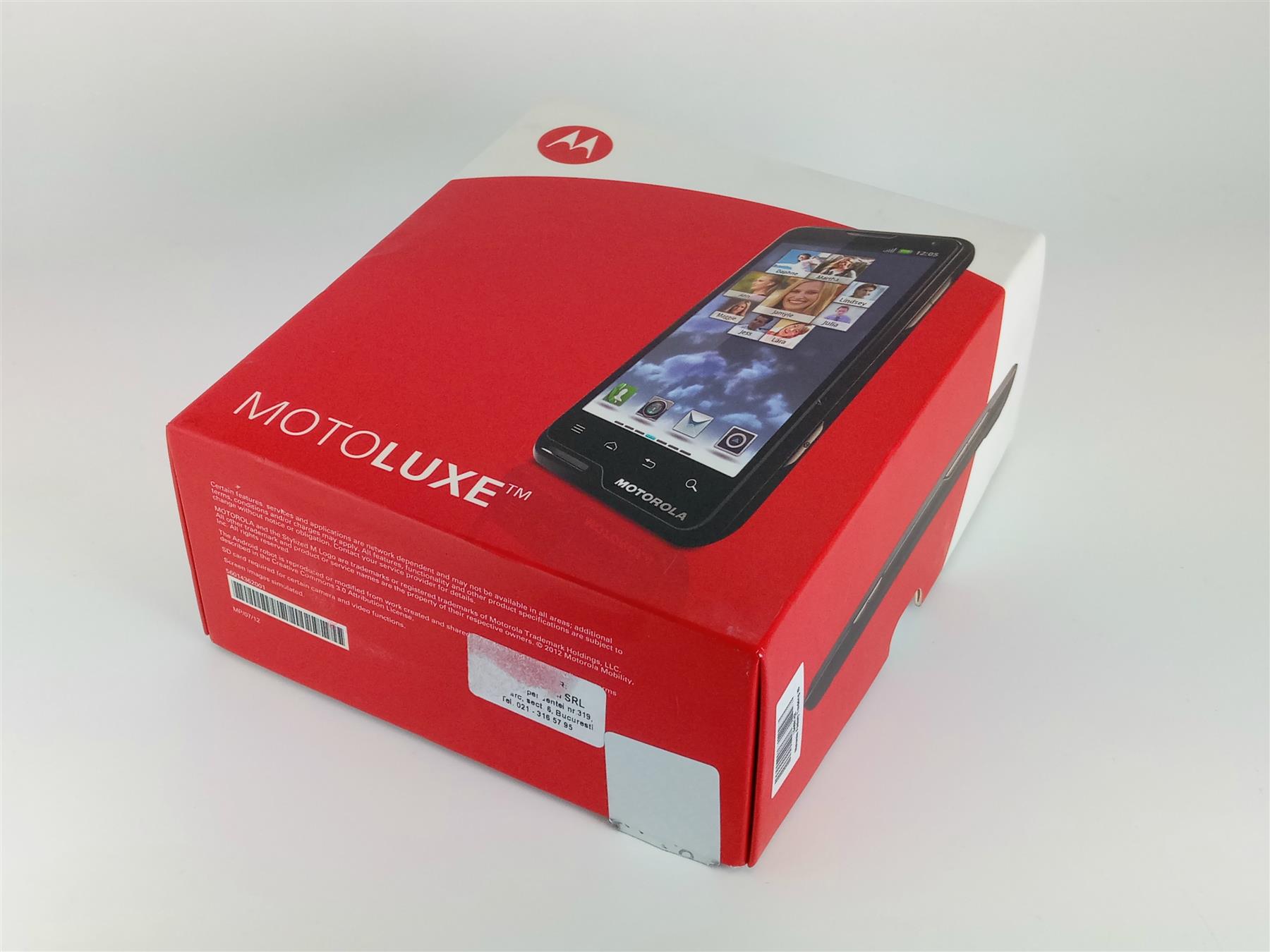 motorola MOTOLUXE SM3073AE7R8 Negro teléfono Inteligente </span> (8903483003105)