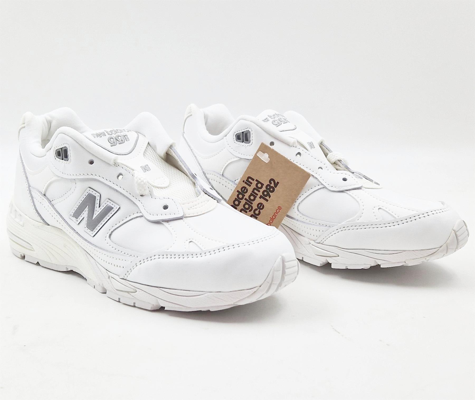 NEW BALANCE 991 MADE IN UK WOMENS SNEAKERS WHITE MULTIPLE SIZES
