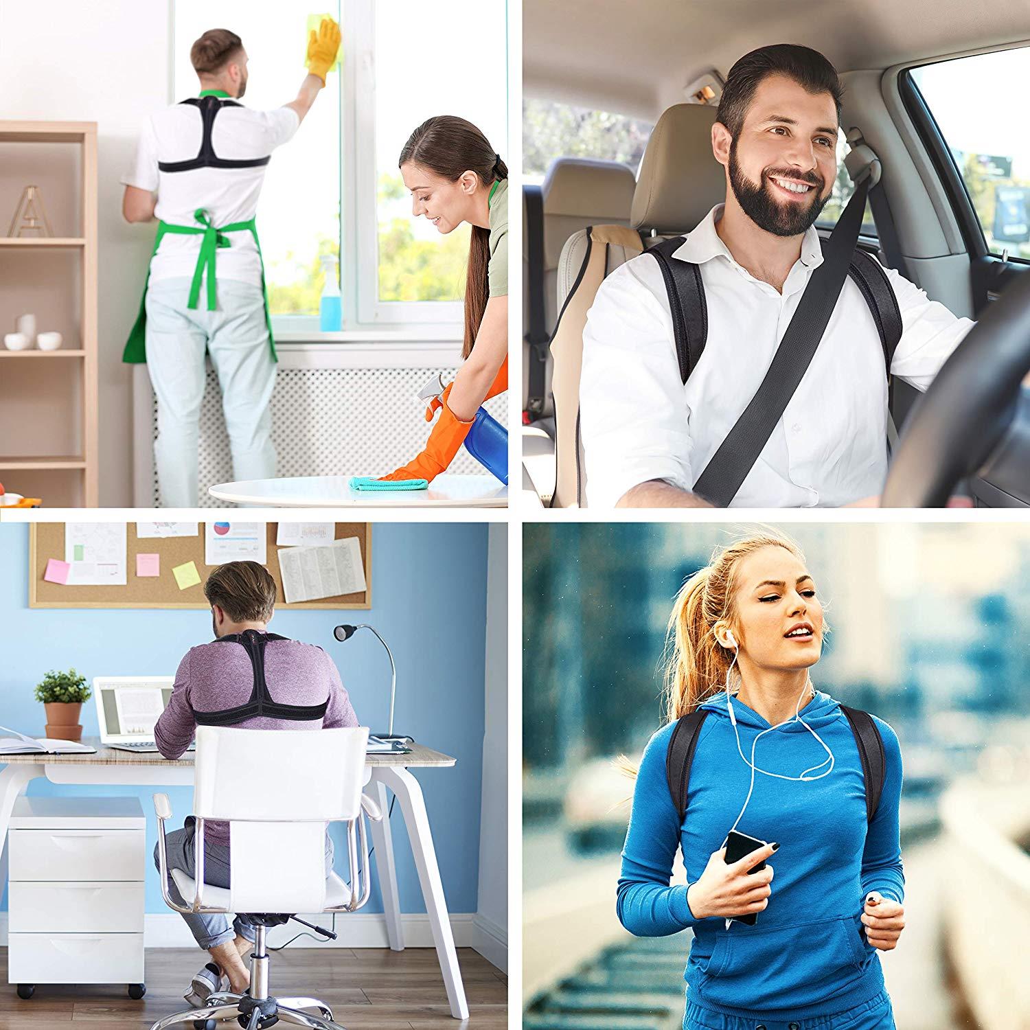 DYZI POSTURE CORRECTOR SHOULDER / BACK / NECK PAIN SUPPORT BRACE MEN / WOMEN