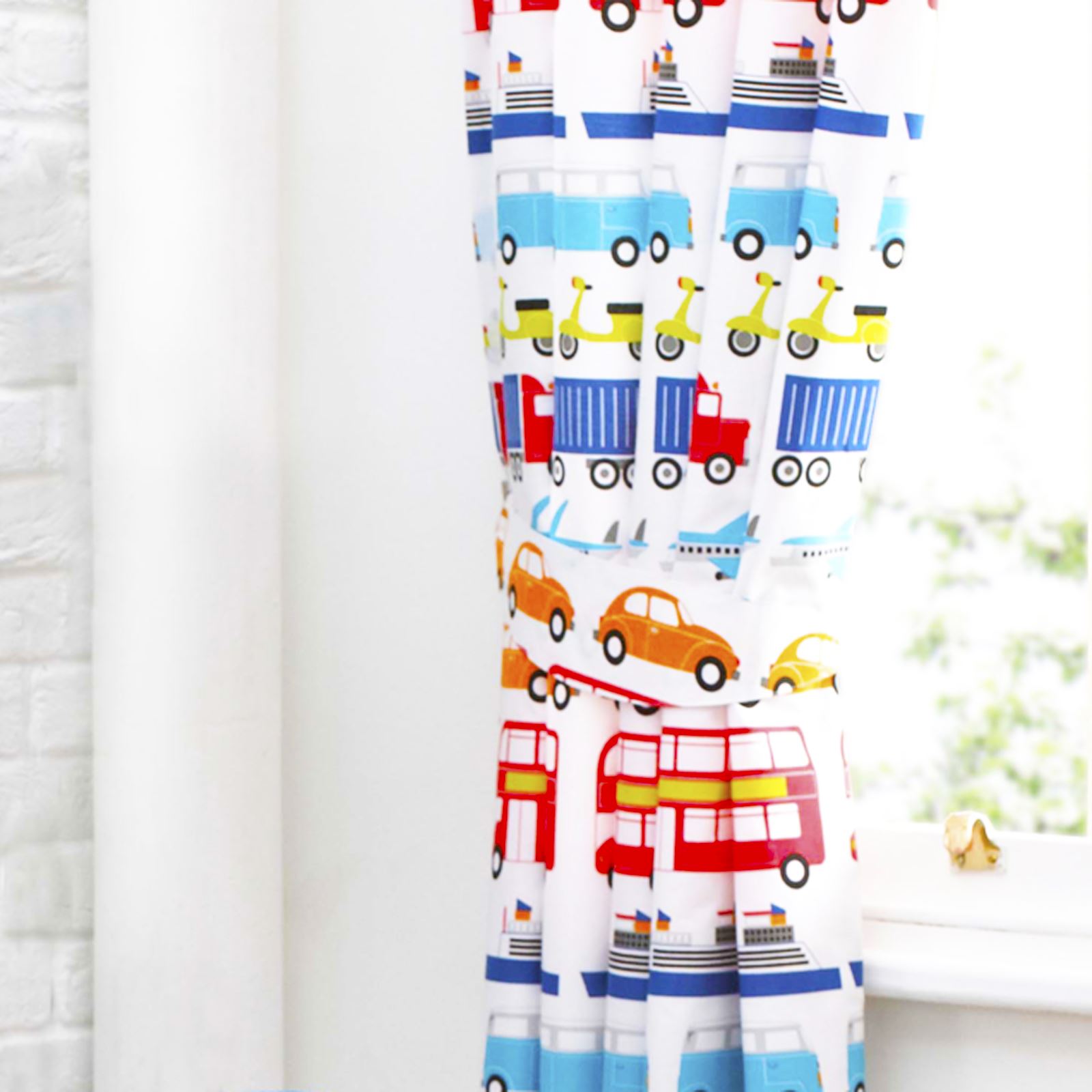 Textile Warehouse Cars Transport Truck Boys Kids Childrens Lined