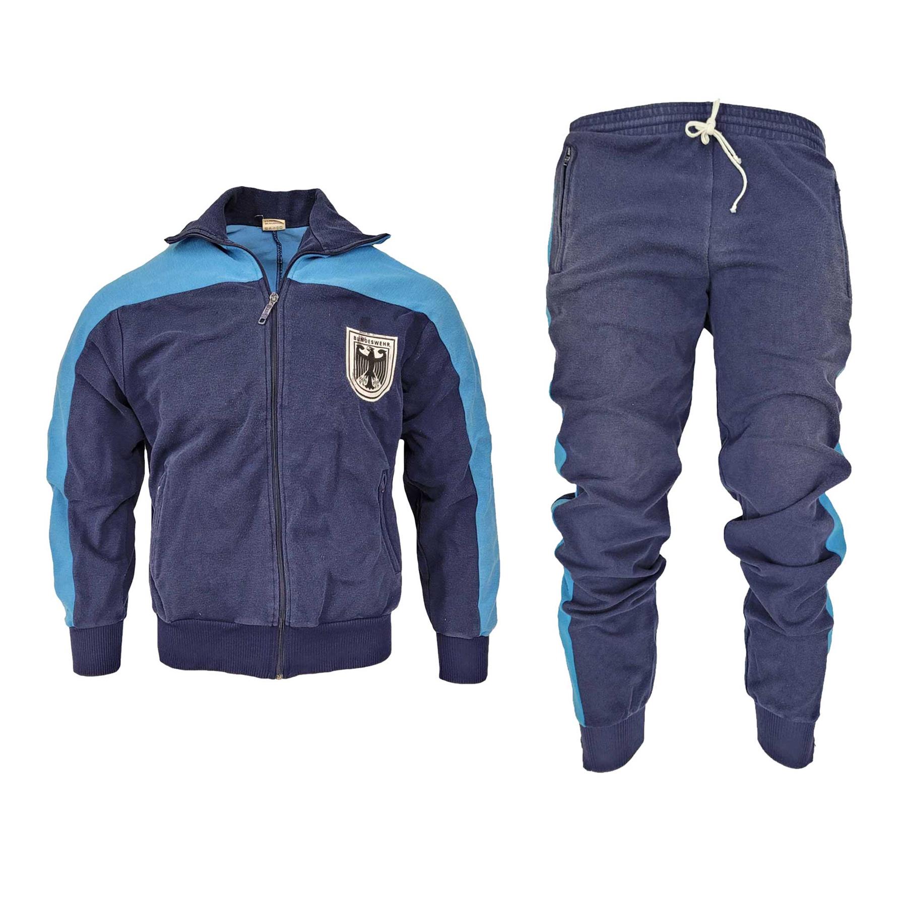 Original German Army Bundeswehr Tracksuit Top Jogging Bottoms Sport