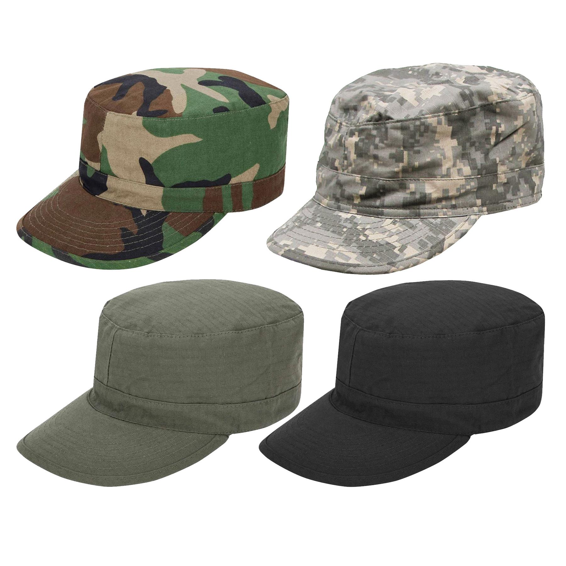 Army Hat Military Style Summer Patrol Ripstop Cap Digital Camo