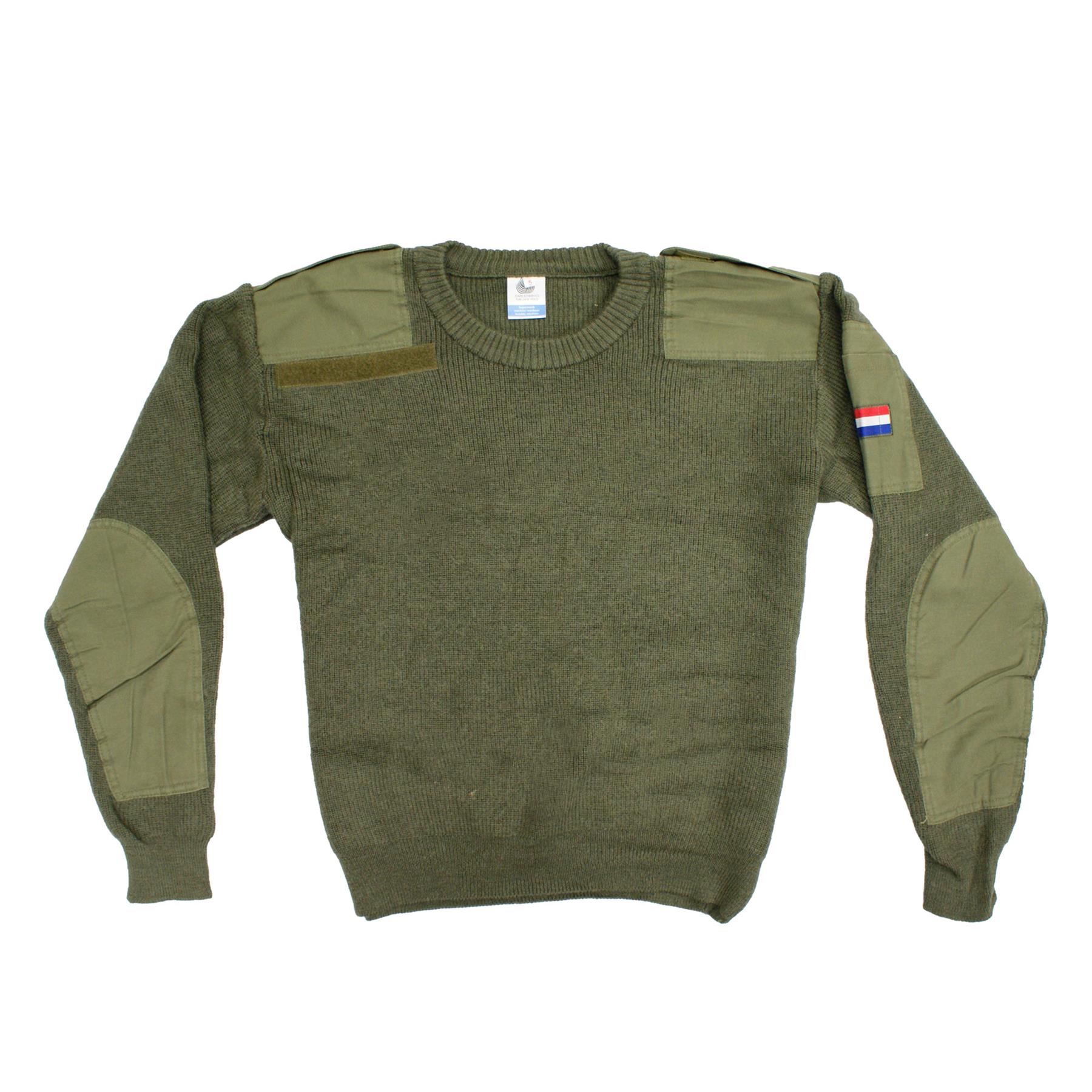 Army Jumper Original Dutch Wool Sweater Military Work Pullover