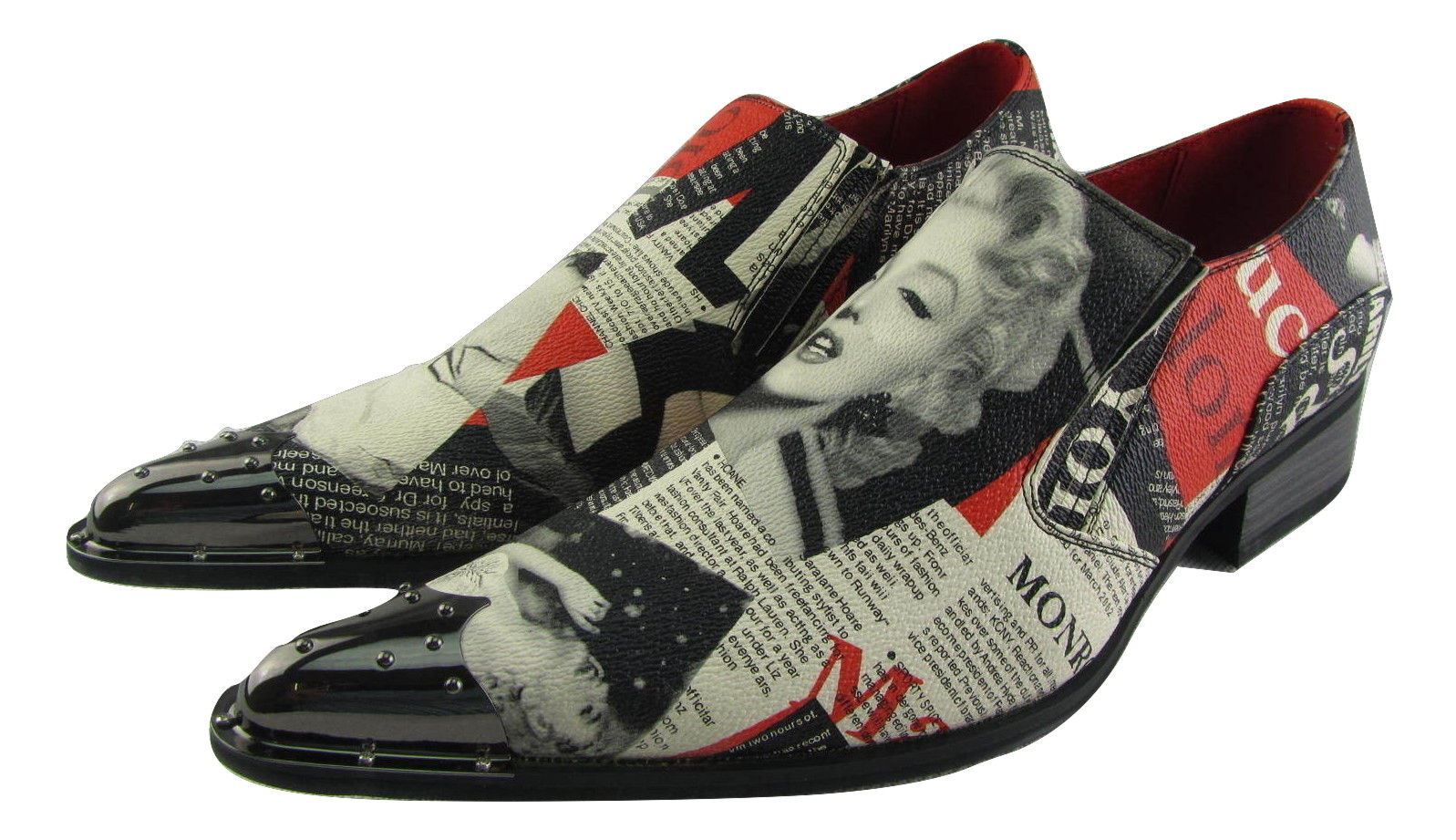 NUOVO Rossellini Marilyn DA UOMO IN PELLE FODERATO Scarpe a Punta MULTICOLOR notizie Rock Scarpe classiche da uomo NUOVO Rossellini Marilyn DA UOMO IN PELLE FODERATO Scarpe a Punta MULTICOLOR notizie Rock Scarpe classiche da uomo