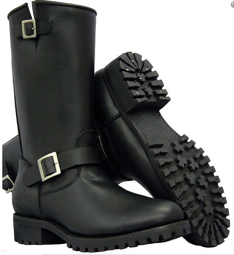 leather biker boots uk