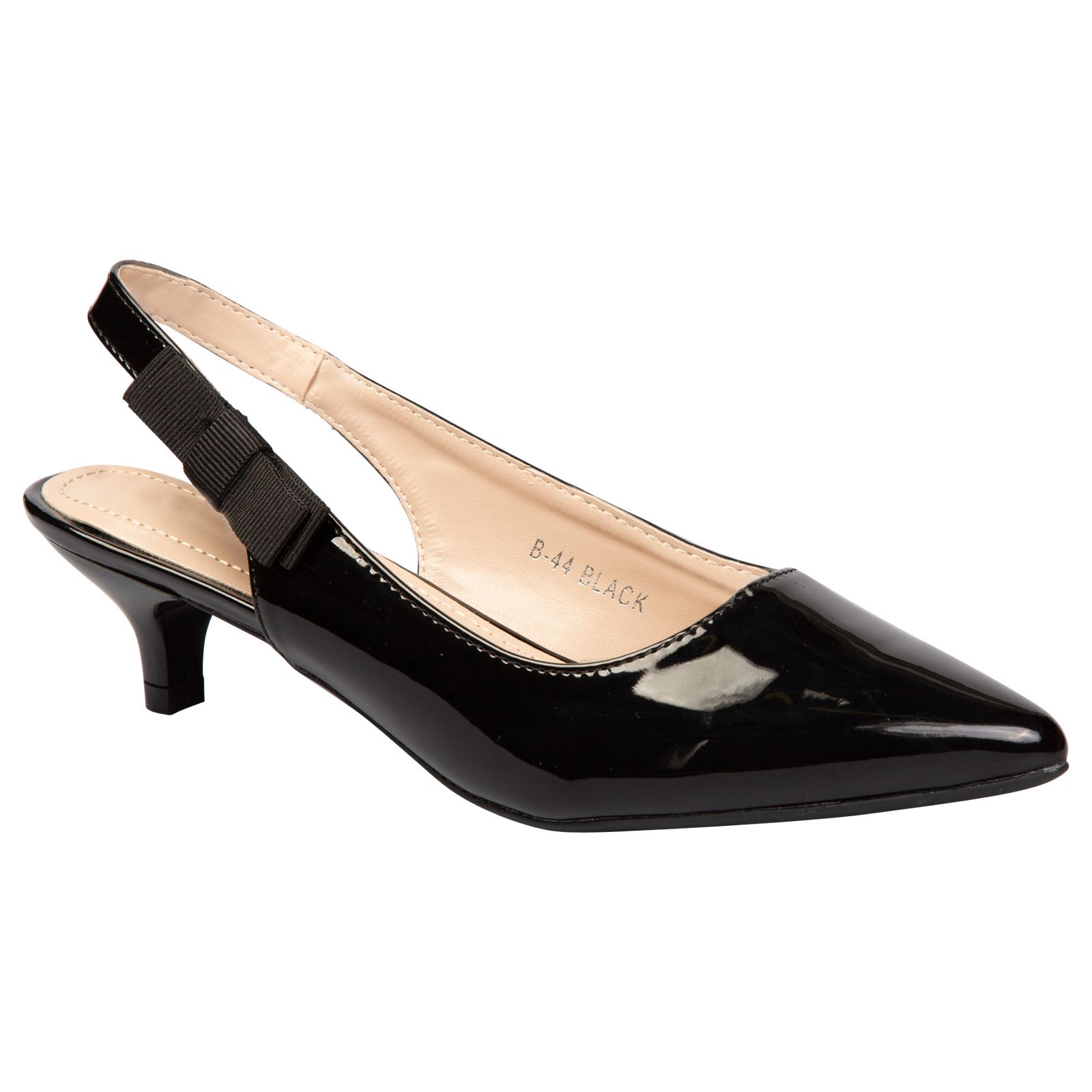 low slingback pumps
