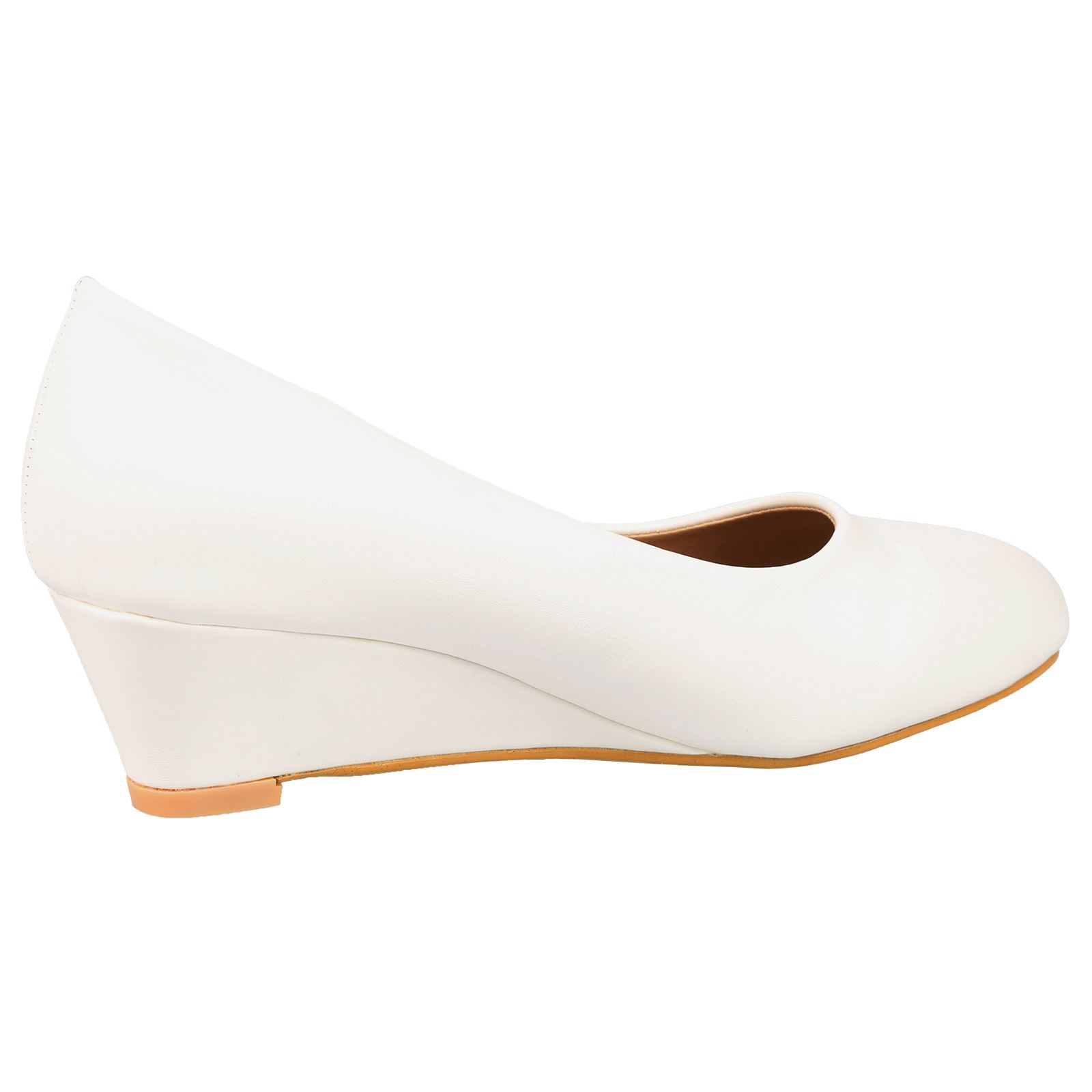 WOMENS WEDGES LADIES LOW HEELS WORK OFFICE COURT SHOES PUMPS CASUAL