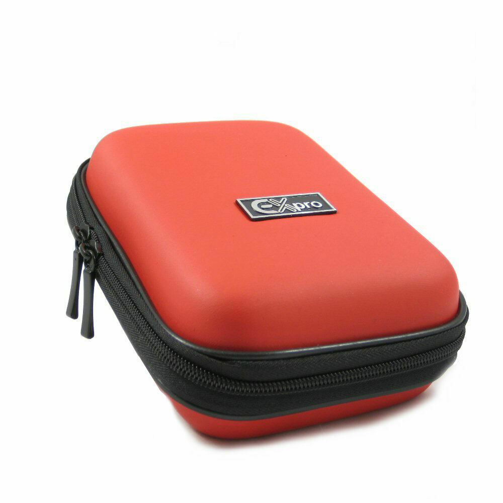 Ex-Pro® Red Hard Clam Digital Camera Case MED Nikon Coolpix