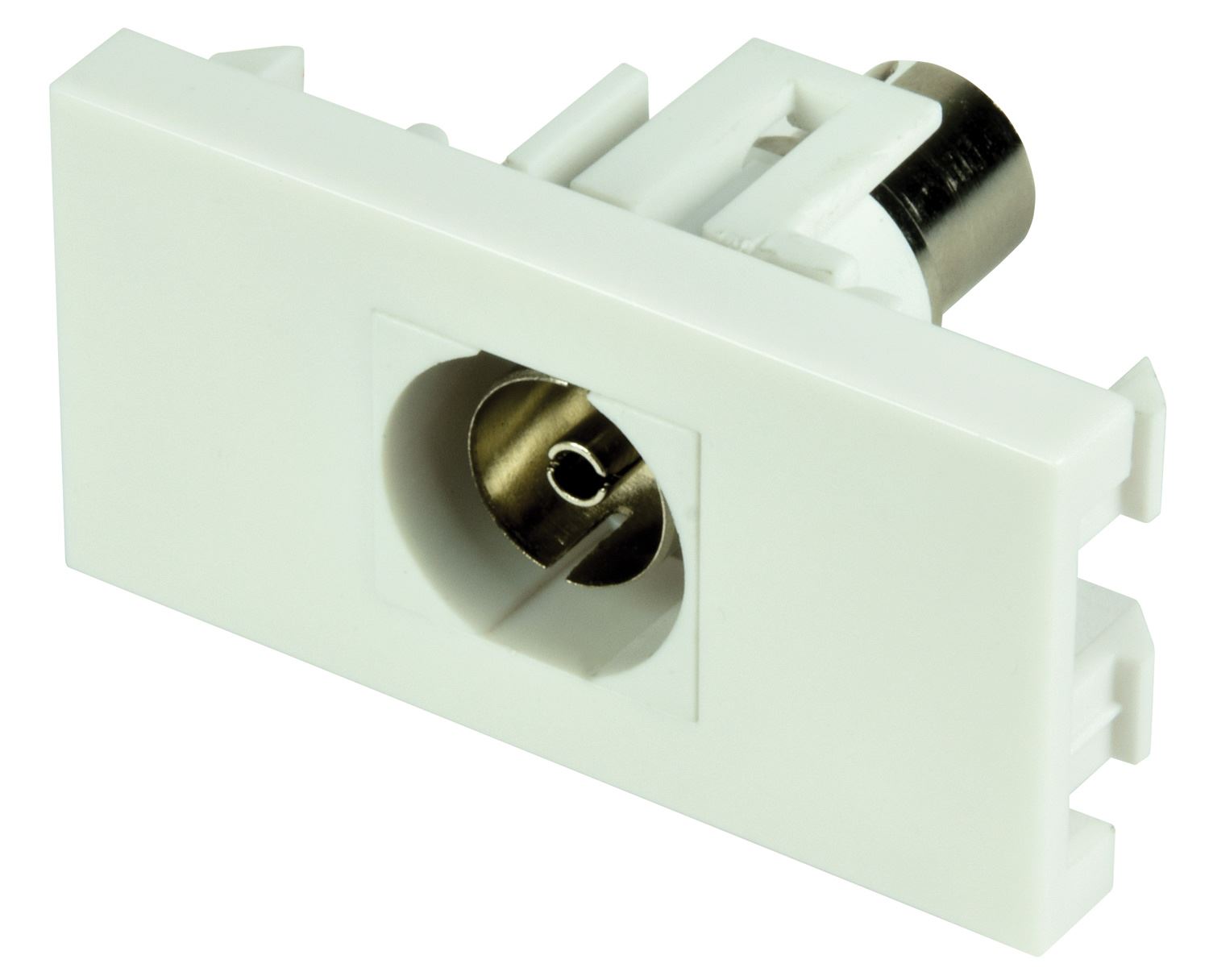 Wall Plate Module Outlet Faceplate Coaxial Coax Socket Aerial Connector Adapter