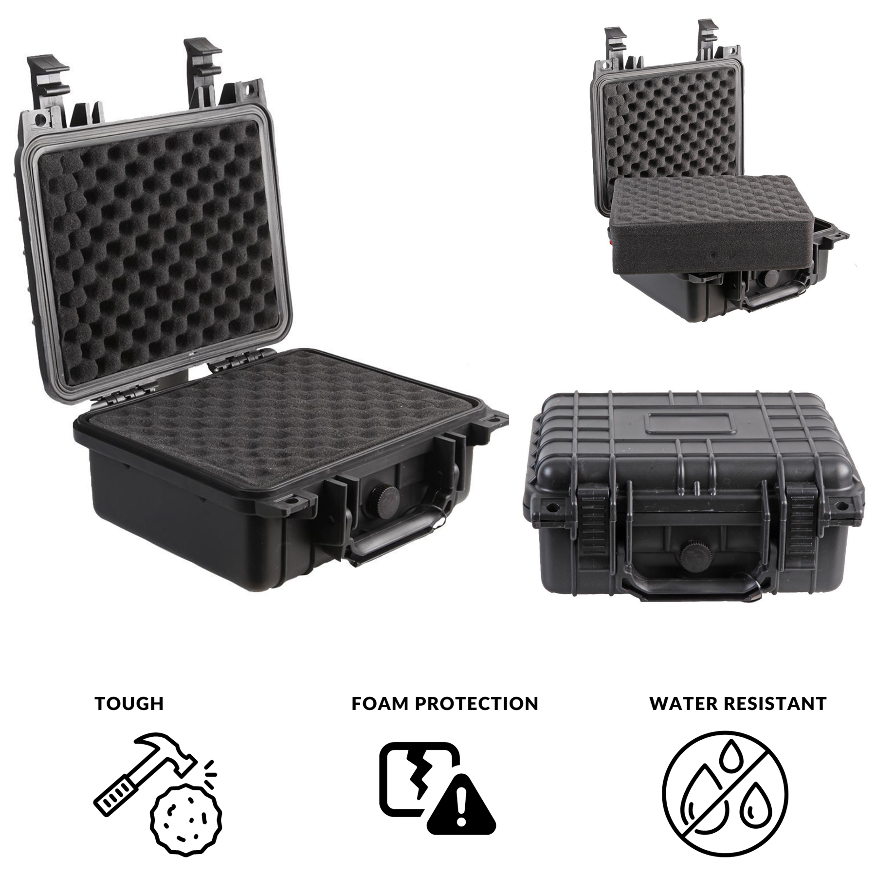 Waterproof Hard Carry Case Foam Storage Box Protective for Drones DJI Camera - Picture 3 of 41