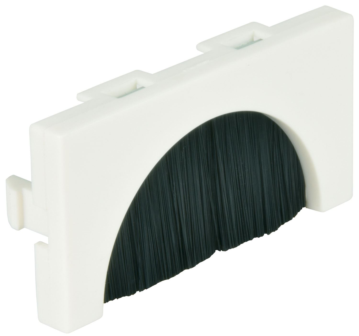 Half Brush Module Wall Faceplate Frame Cable Lead Outlet Entry Tidy Plate 25x50