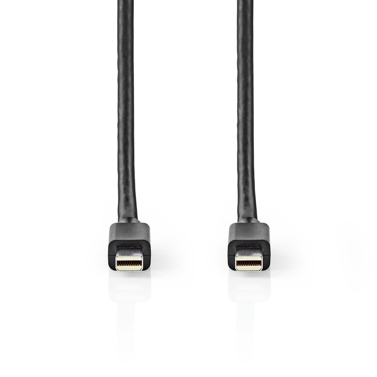 2m Thunderbolt Mini DisplayPort to Thunderbolt Mini DisplayPort Cable Black 5412810275403 eBay